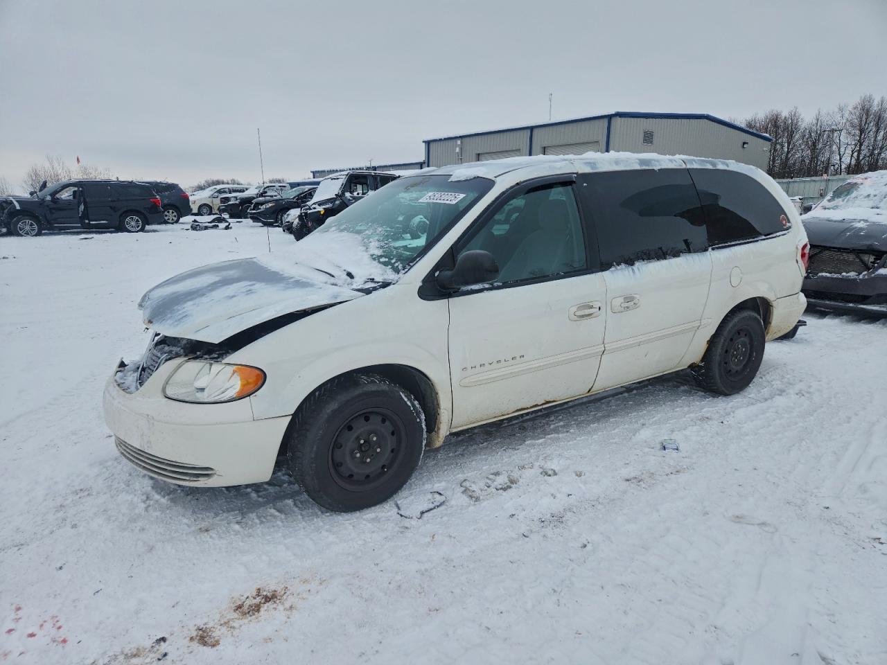 2001 Chrysler Town & Country Lx White vin: 2C4GP44391R316610
