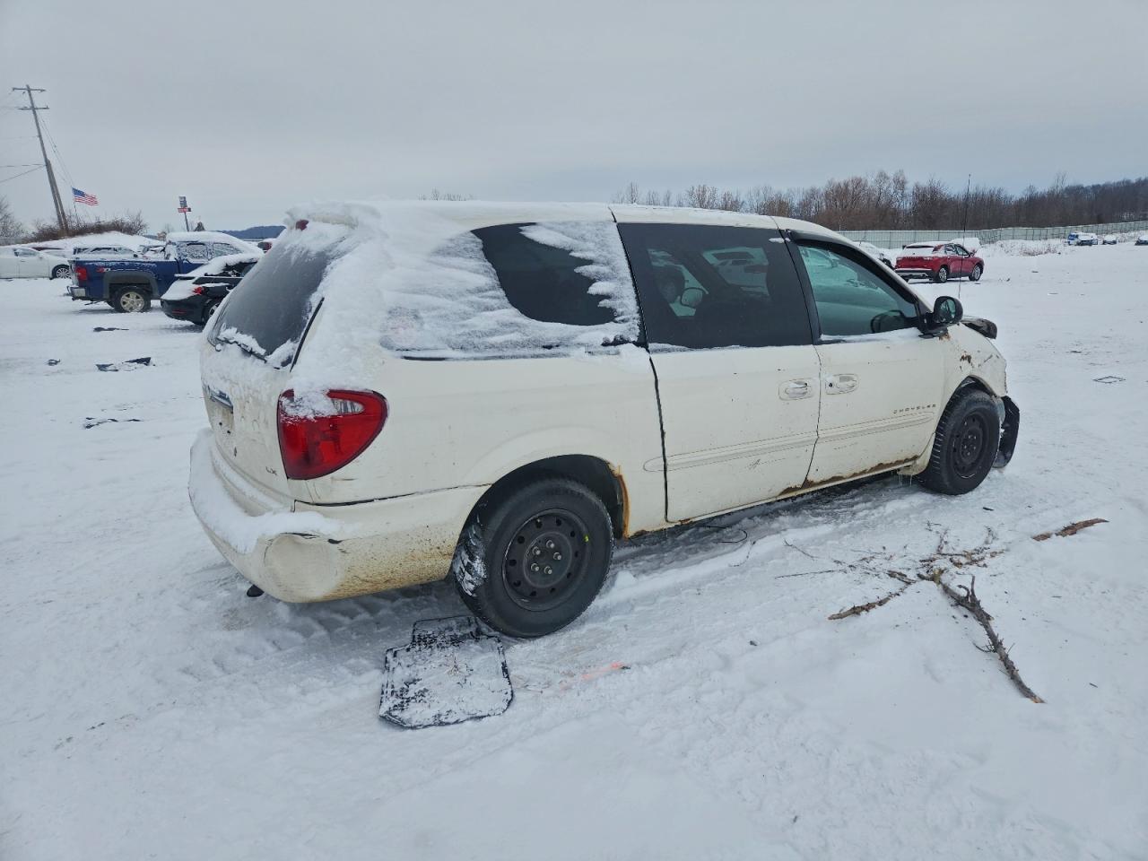 2001 Chrysler Town & Country Lx White vin: 2C4GP44391R316610