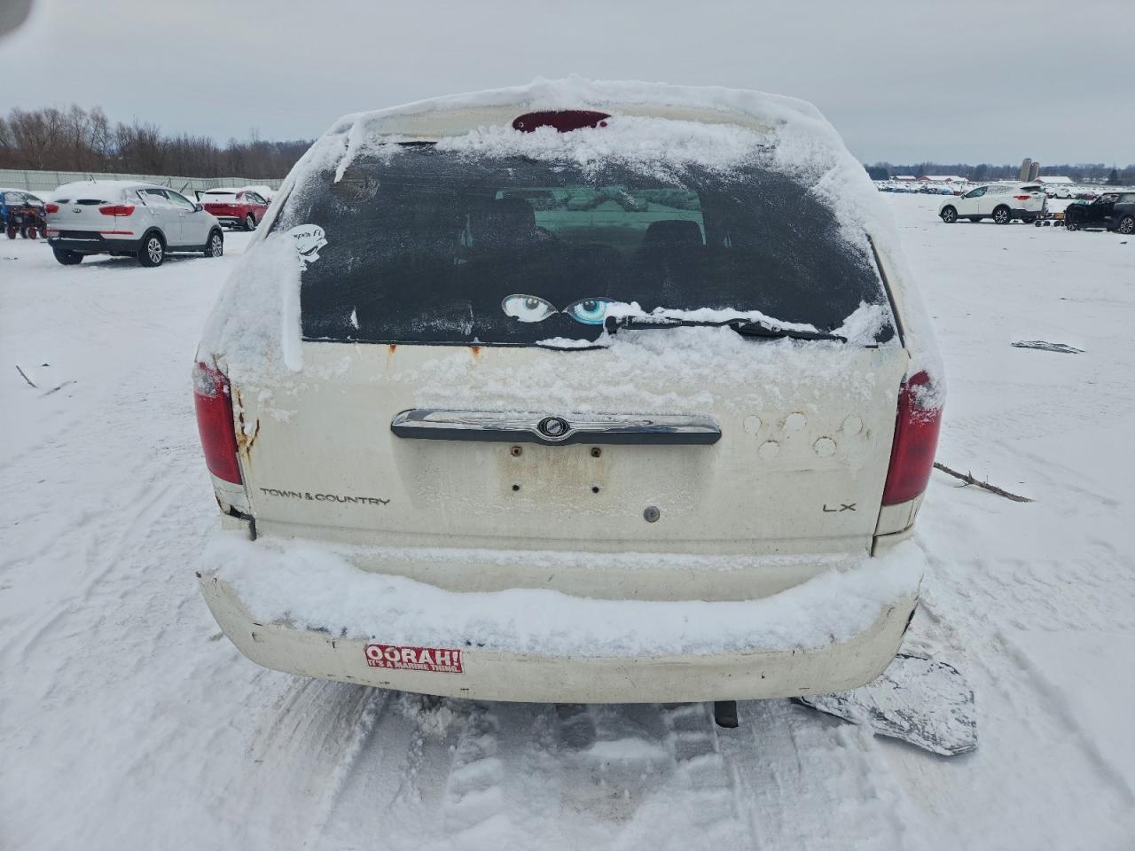 2001 Chrysler Town & Country Lx White vin: 2C4GP44391R316610