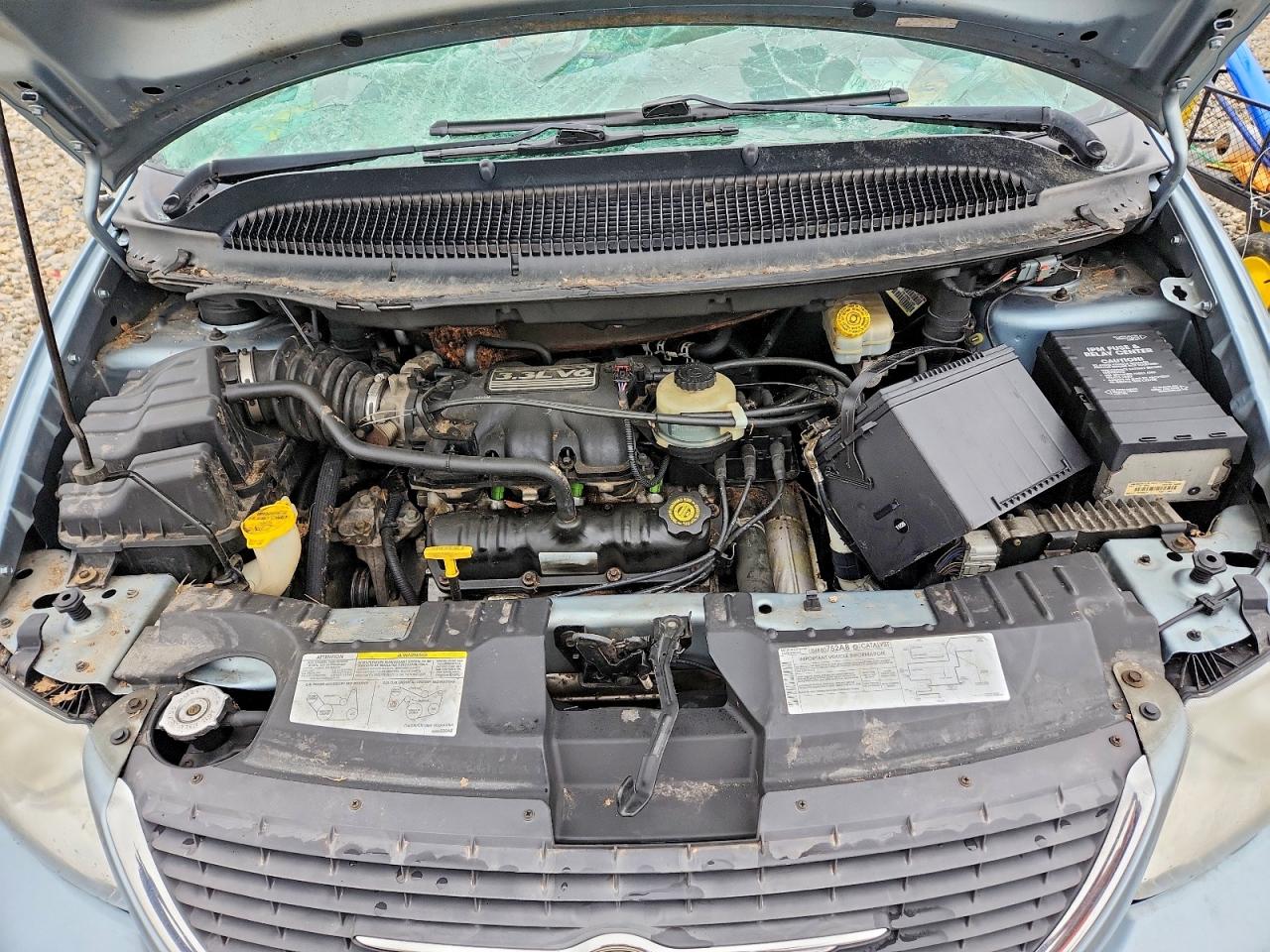 2003 Chrysler Town & Country Lx Blue vin: 2C4GP44393R258923