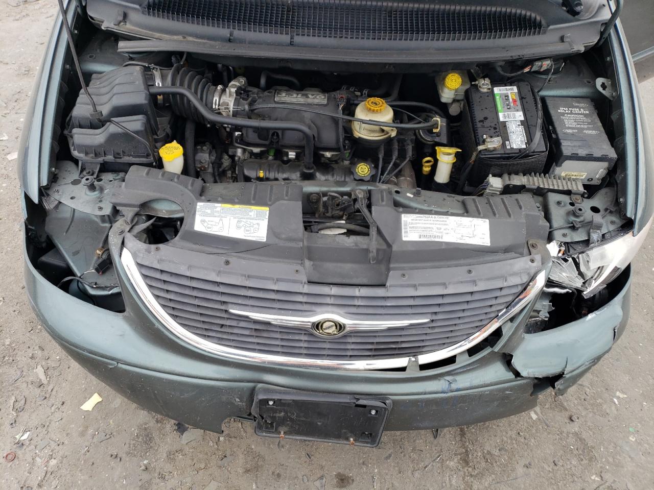2003 Chrysler Town & Country Lx Green vin: 2C4GP443X3R135079