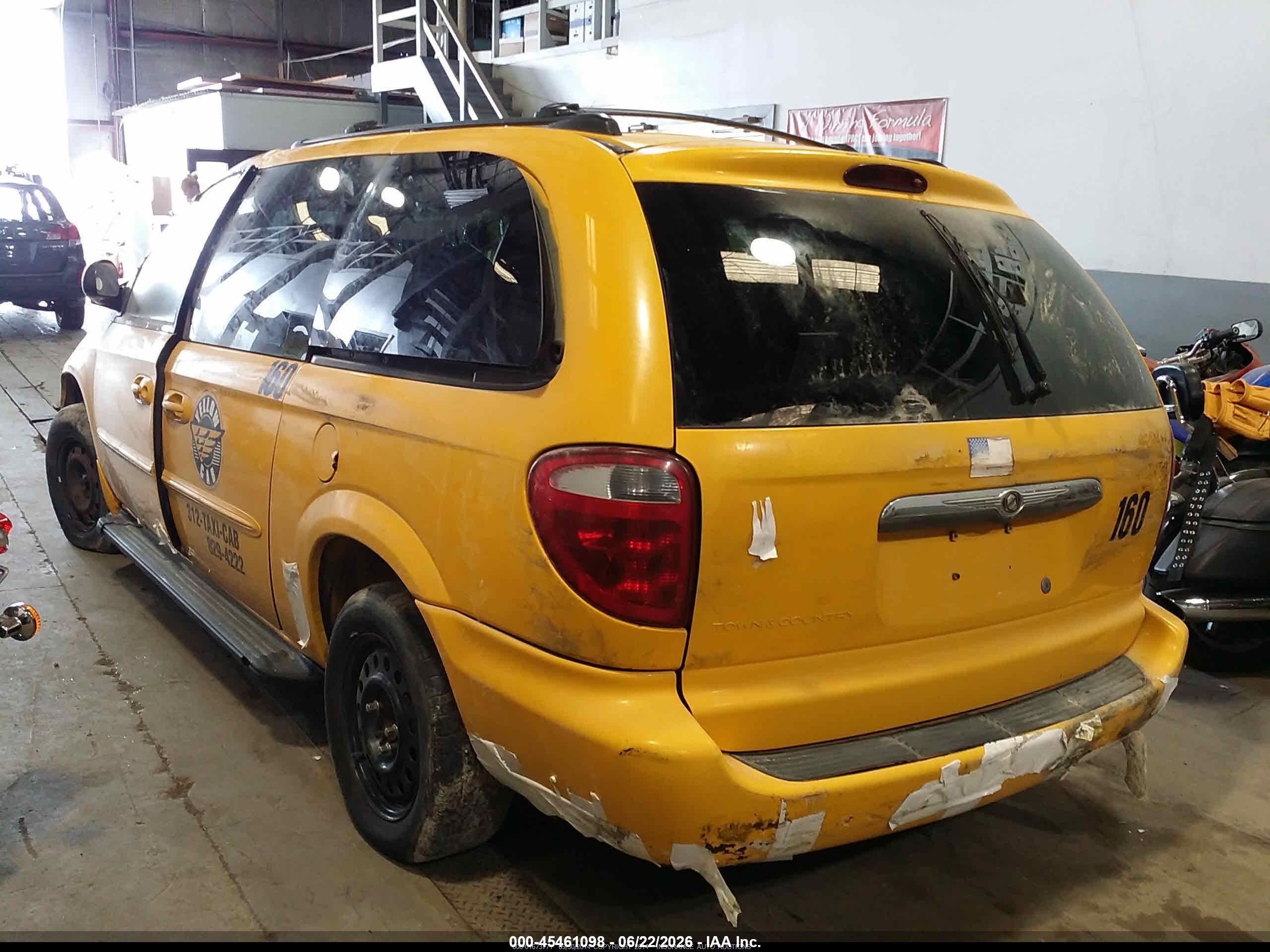 2003 Chrysler Town & Country Lx Yellow vin: 2C4GP443X3R319258