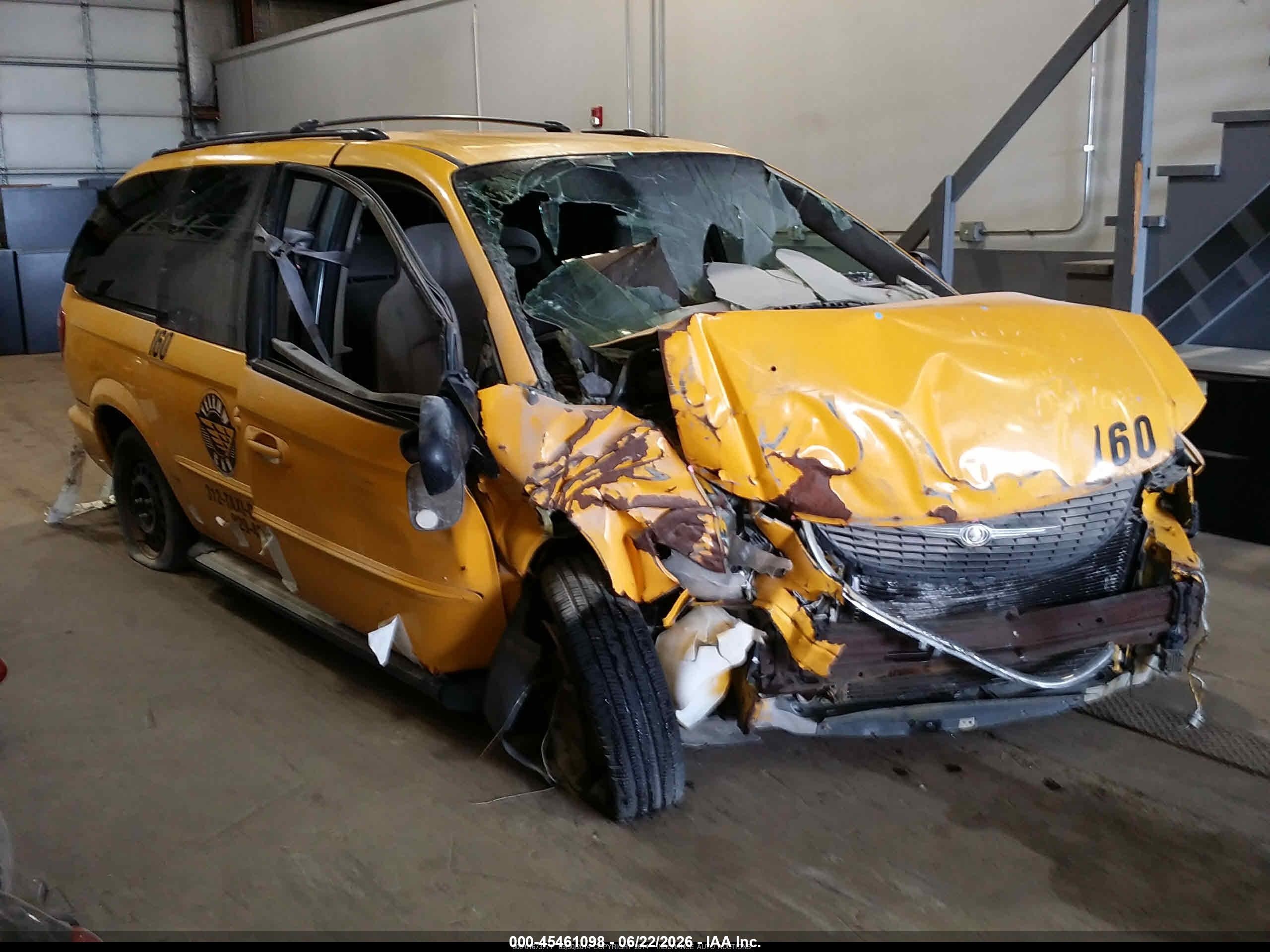 2003 Chrysler Town & Country Lx Yellow vin: 2C4GP443X3R319258