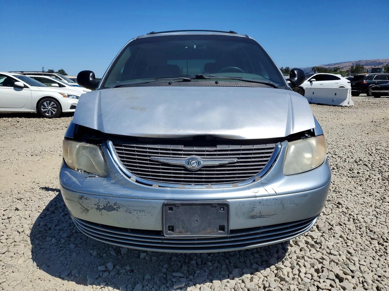 2003 Chrysler Town & Country Lx Blue vin: 2C4GP443X3R357475