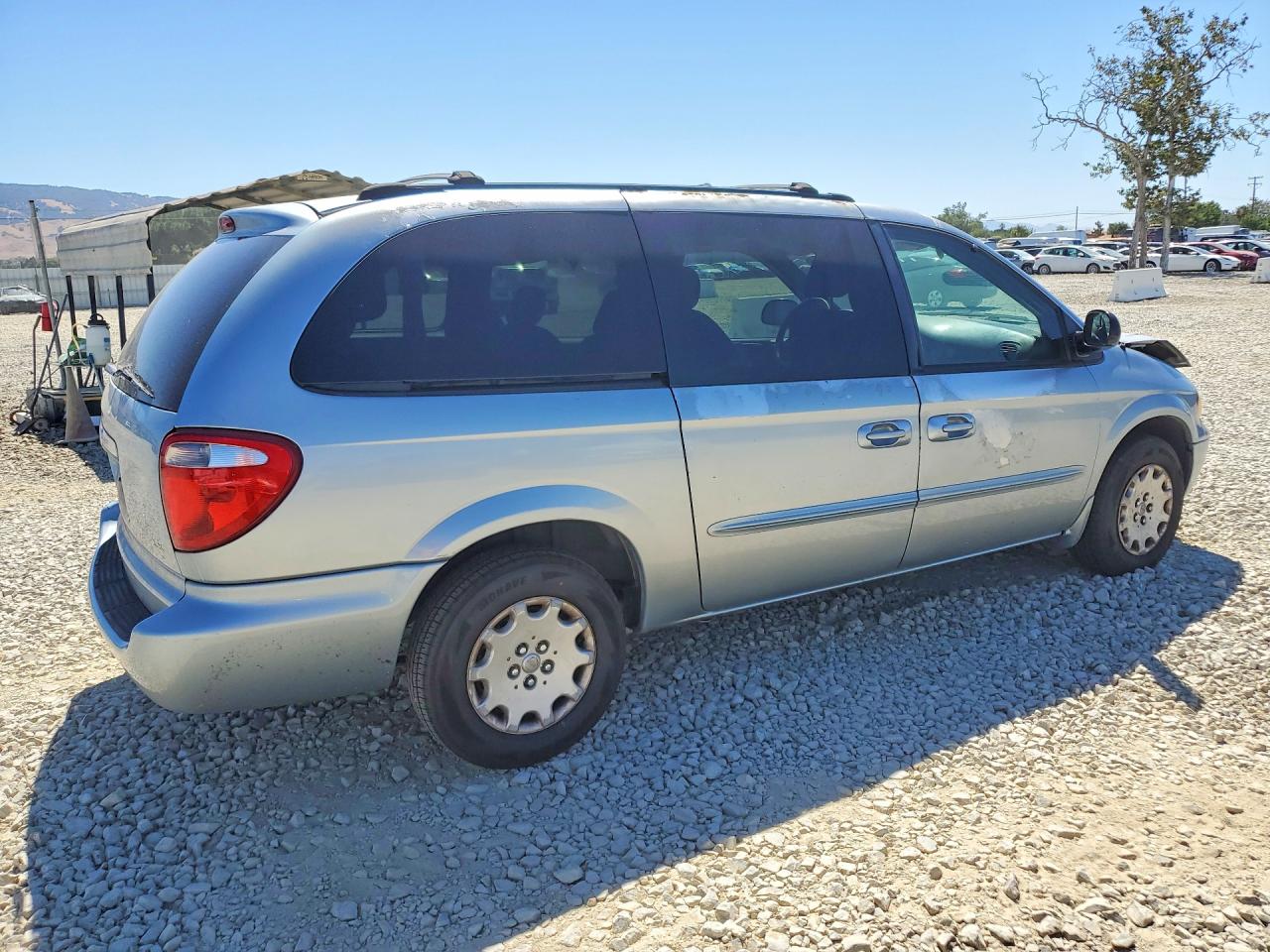 2003 Chrysler Town & Country Lx Blue vin: 2C4GP443X3R357475