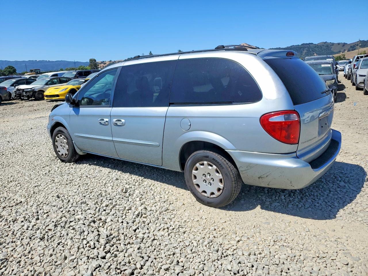 2003 Chrysler Town & Country Lx Blue vin: 2C4GP443X3R357475