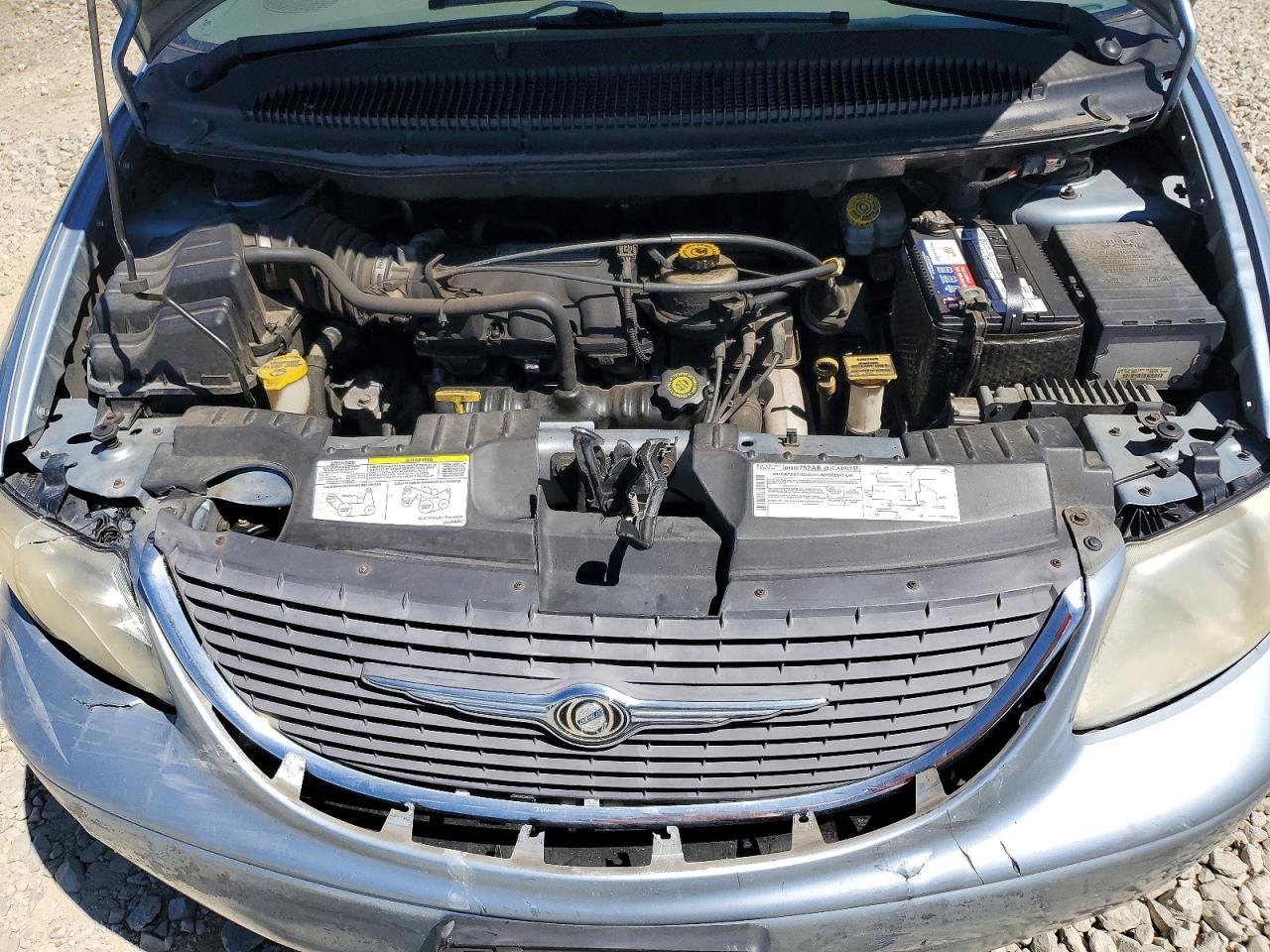 2003 Chrysler Town & Country Lx Blue vin: 2C4GP443X3R357475