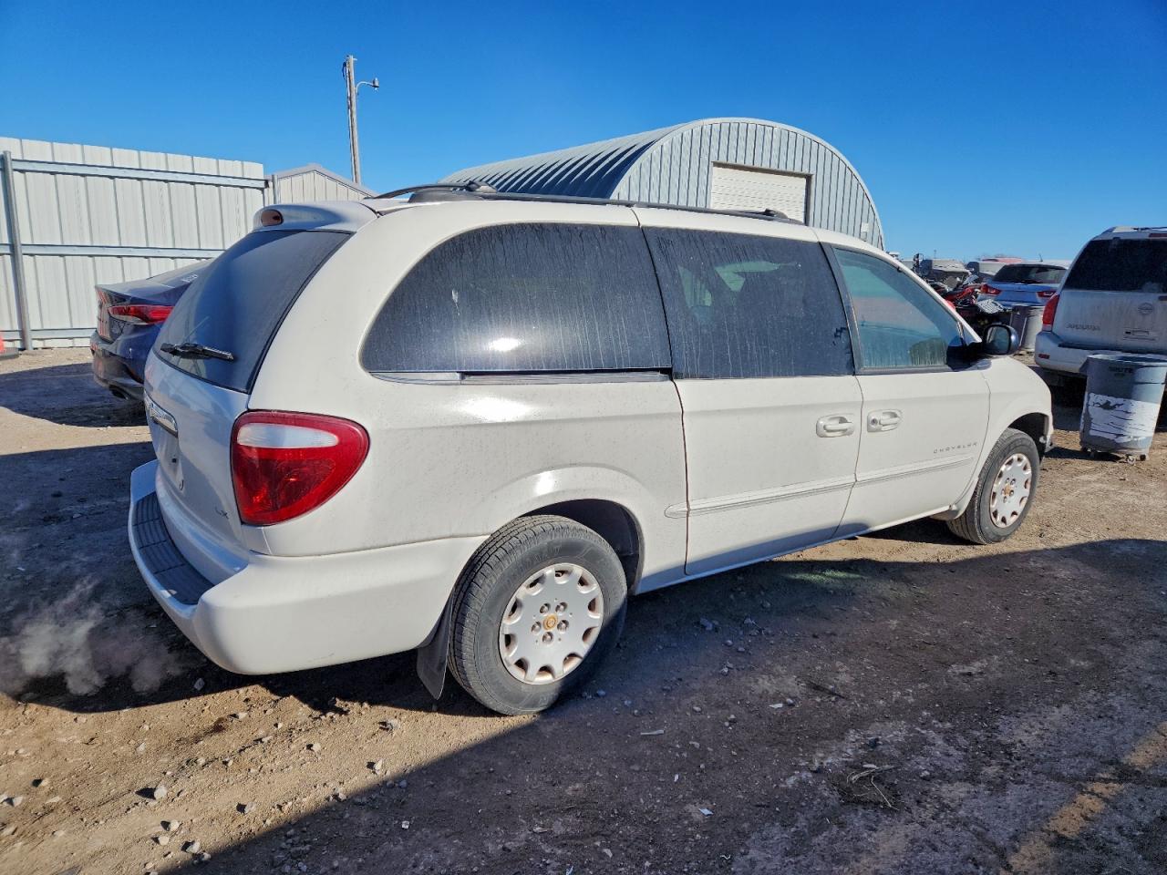 2001 Chrysler Town & Country Lx White vin: 2C4GP44G01R104732
