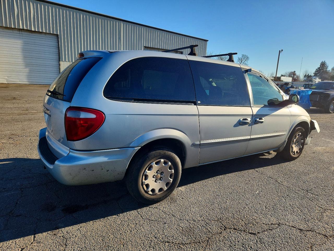 2001 Chrysler Town & Country Silver vin: 2C4GP44G51R186506