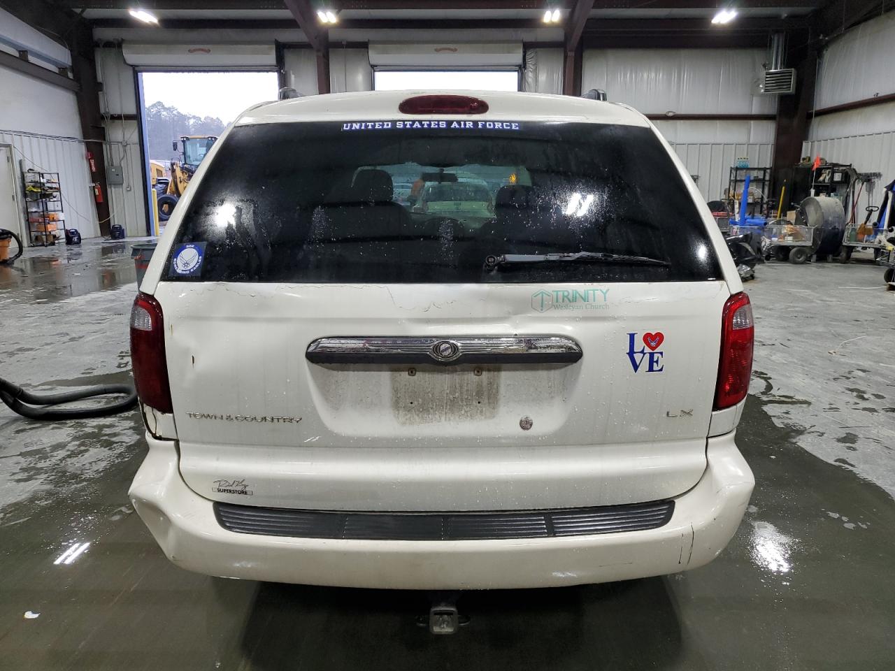 2003 Chrysler Town & Country Lx Белый vin: 2C4GP44L03R266215