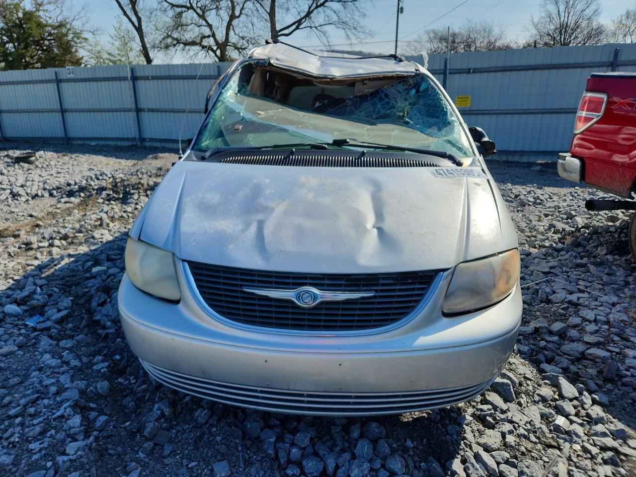 2003 Chrysler Town & Country Lx Silver vin: 2C4GP44L13R374598