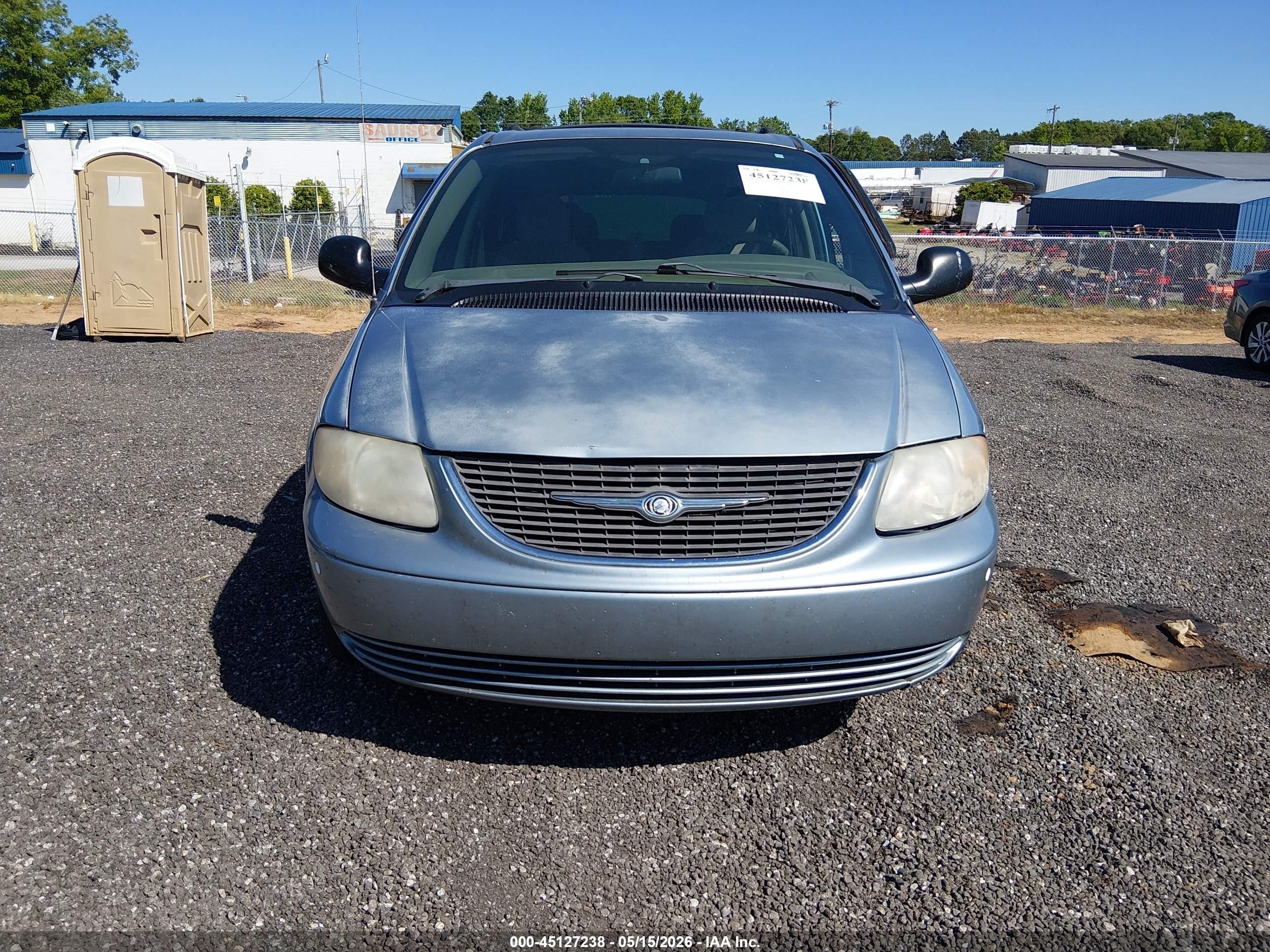 2003 Chrysler Town & Country Lx Light Blue vin: 2C4GP44L33R295692