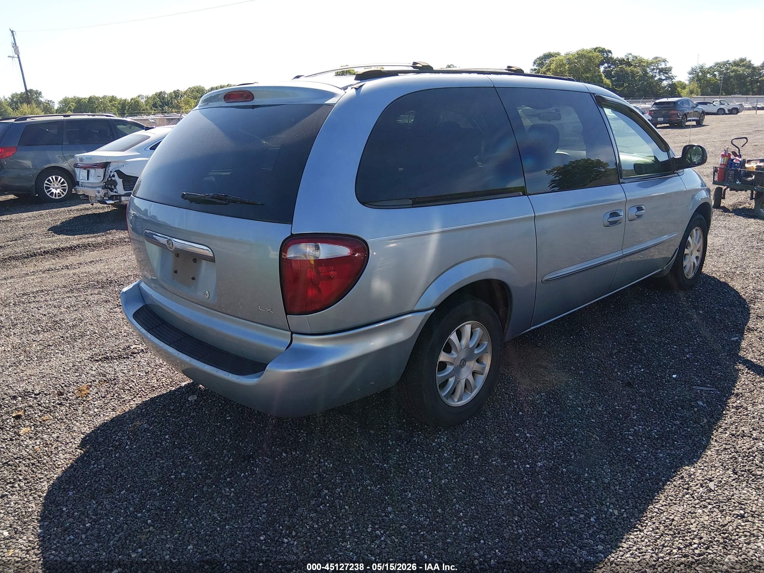 2003 Chrysler Town & Country Lx Light Blue vin: 2C4GP44L33R295692