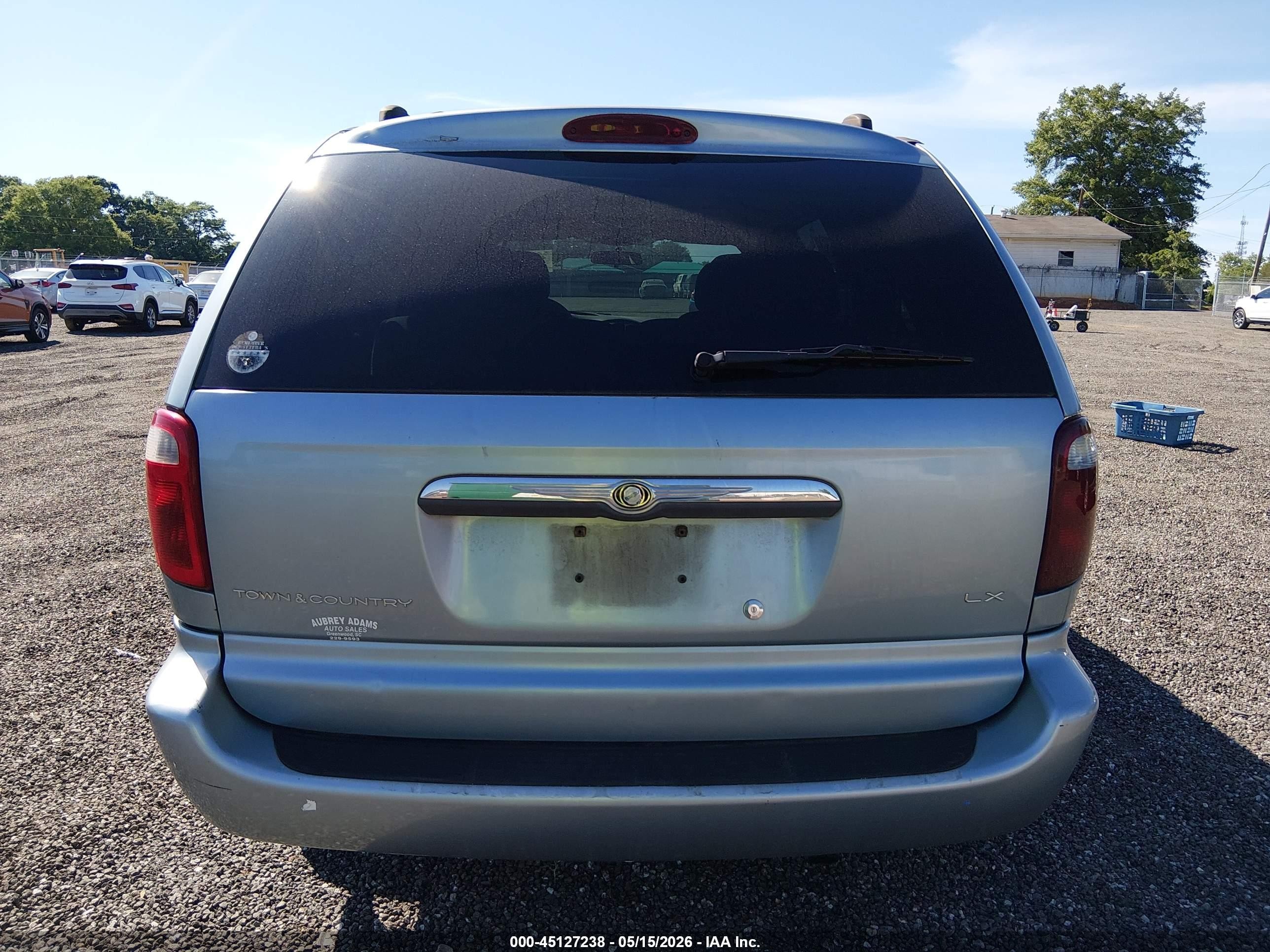 2003 Chrysler Town & Country Lx Light Blue vin: 2C4GP44L33R295692