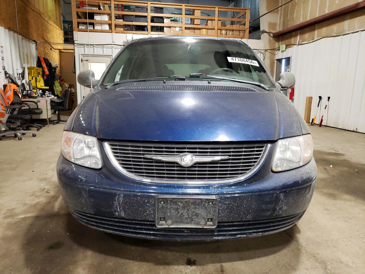 2003 Chrysler Town & Country Lx Blue vin: 2C4GP44L43R191972
