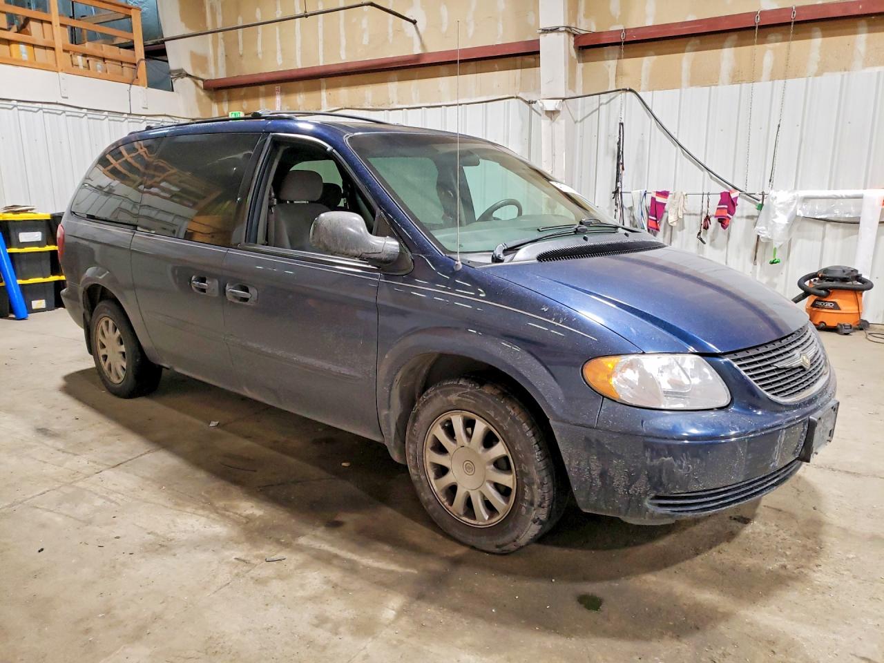 2003 Chrysler Town & Country Lx Blue vin: 2C4GP44L43R191972