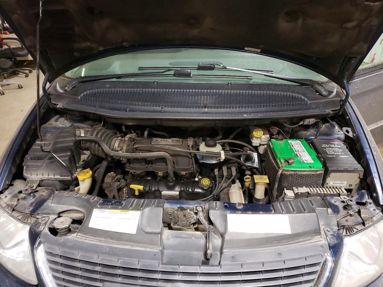 2003 Chrysler Town & Country Lx Blue vin: 2C4GP44L43R191972