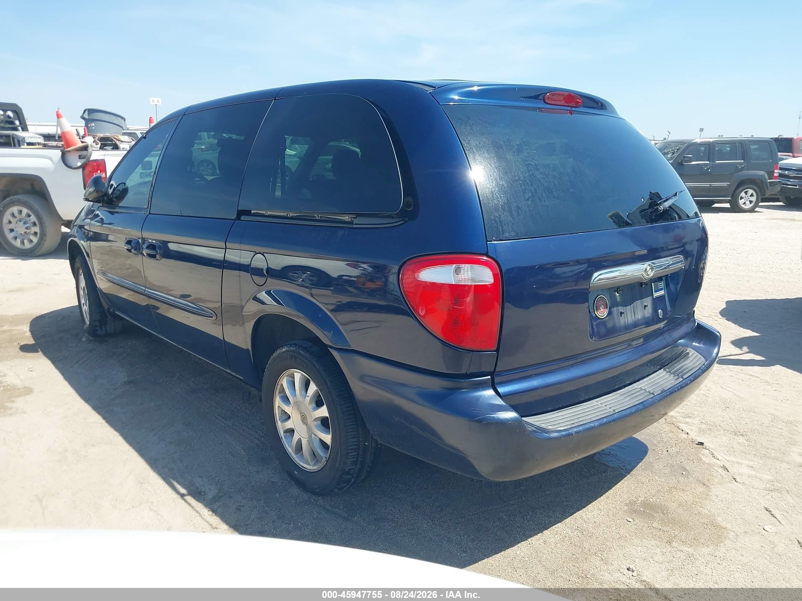 2003 Chrysler Town & Country Lx Navy vin: 2C4GP44L53R375348