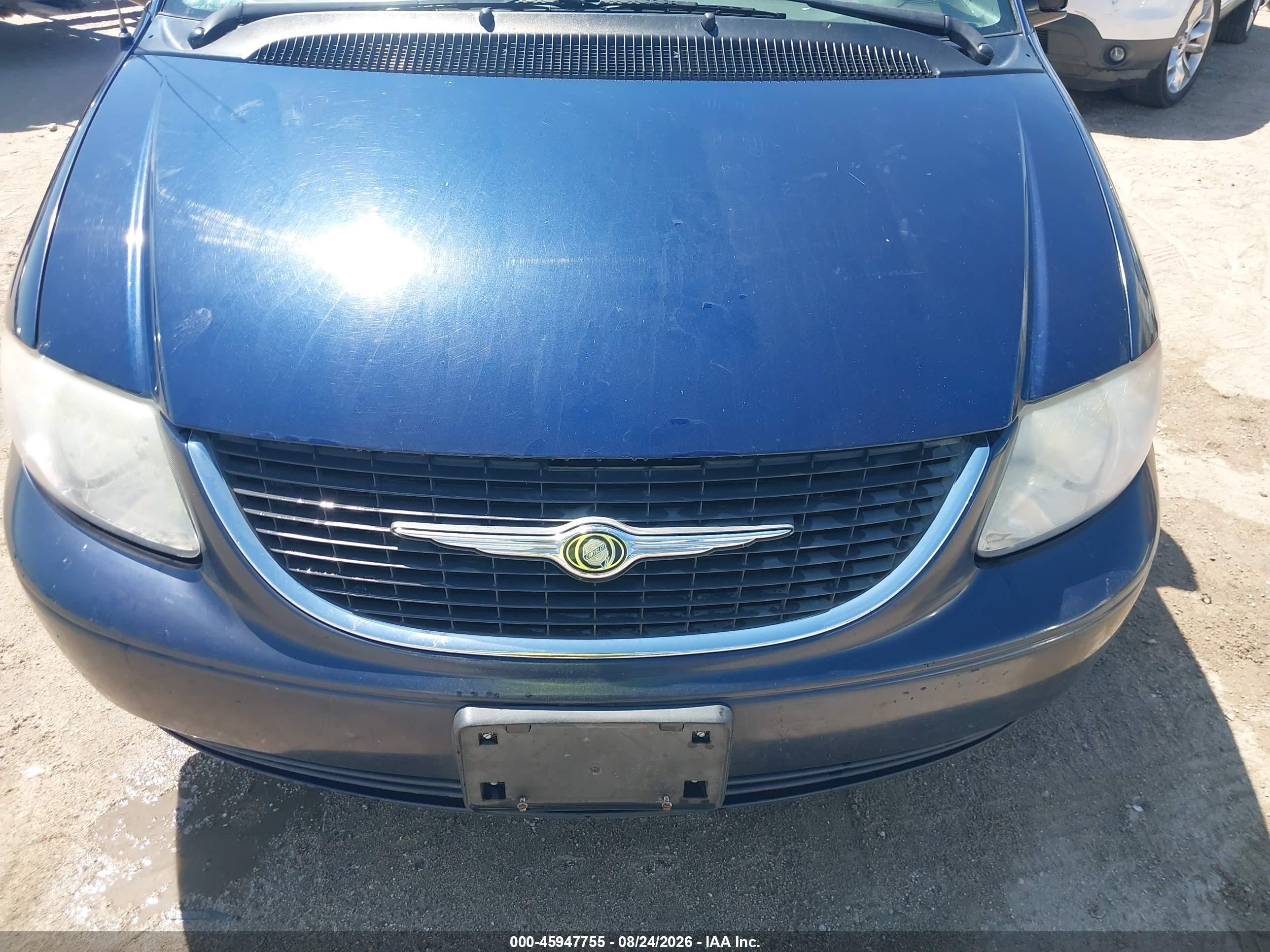 2003 Chrysler Town & Country Lx Navy vin: 2C4GP44L53R375348