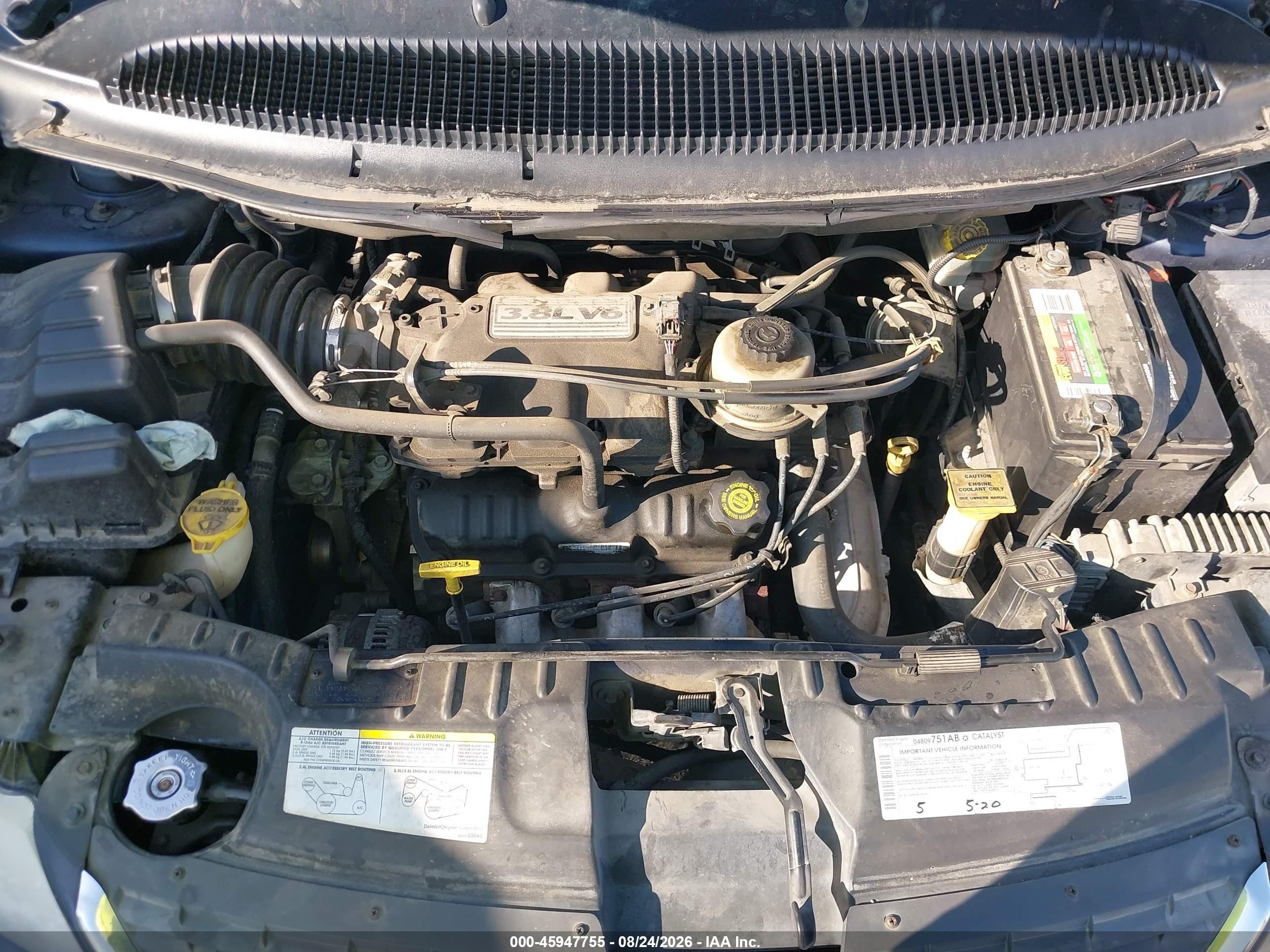 2003 Chrysler Town & Country Lx Navy vin: 2C4GP44L53R375348