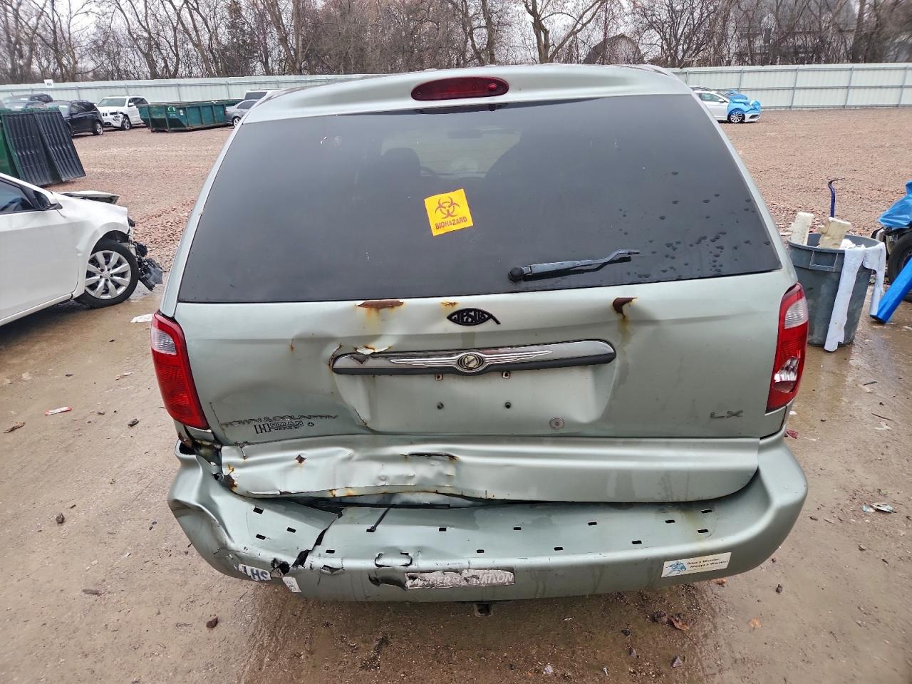 2003 Chrysler Town & Country Lx Silver vin: 2C4GP44L73R195756