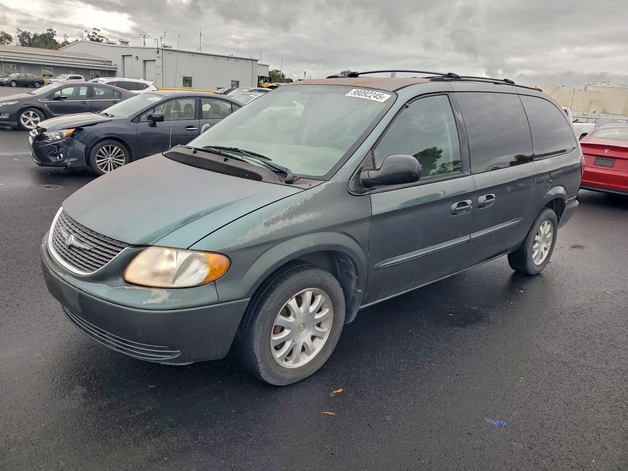 2003 Chrysler Town & Country Lx Green vin: 2C4GP44L73R284887