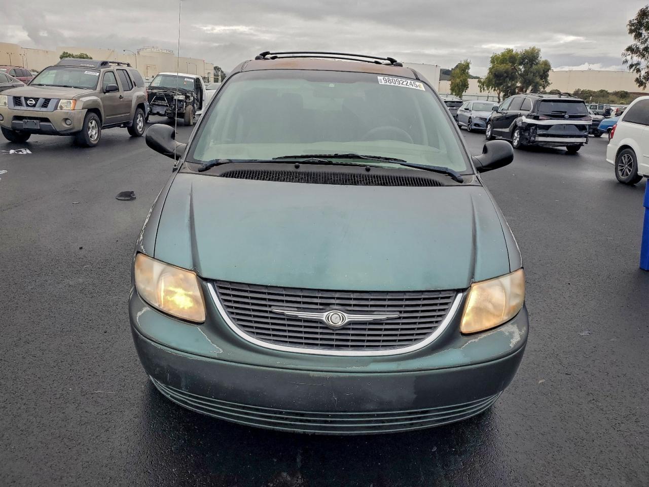 2003 Chrysler Town & Country Lx Green vin: 2C4GP44L73R284887