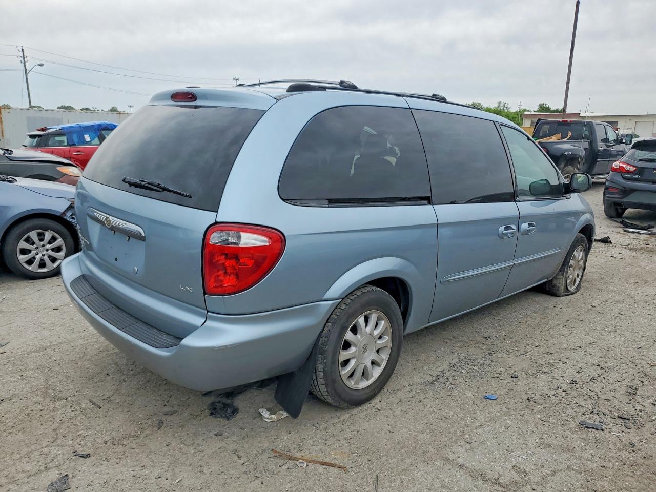 2003 Chrysler Town & Country Lx Blue vin: 2C4GP44L83R238419