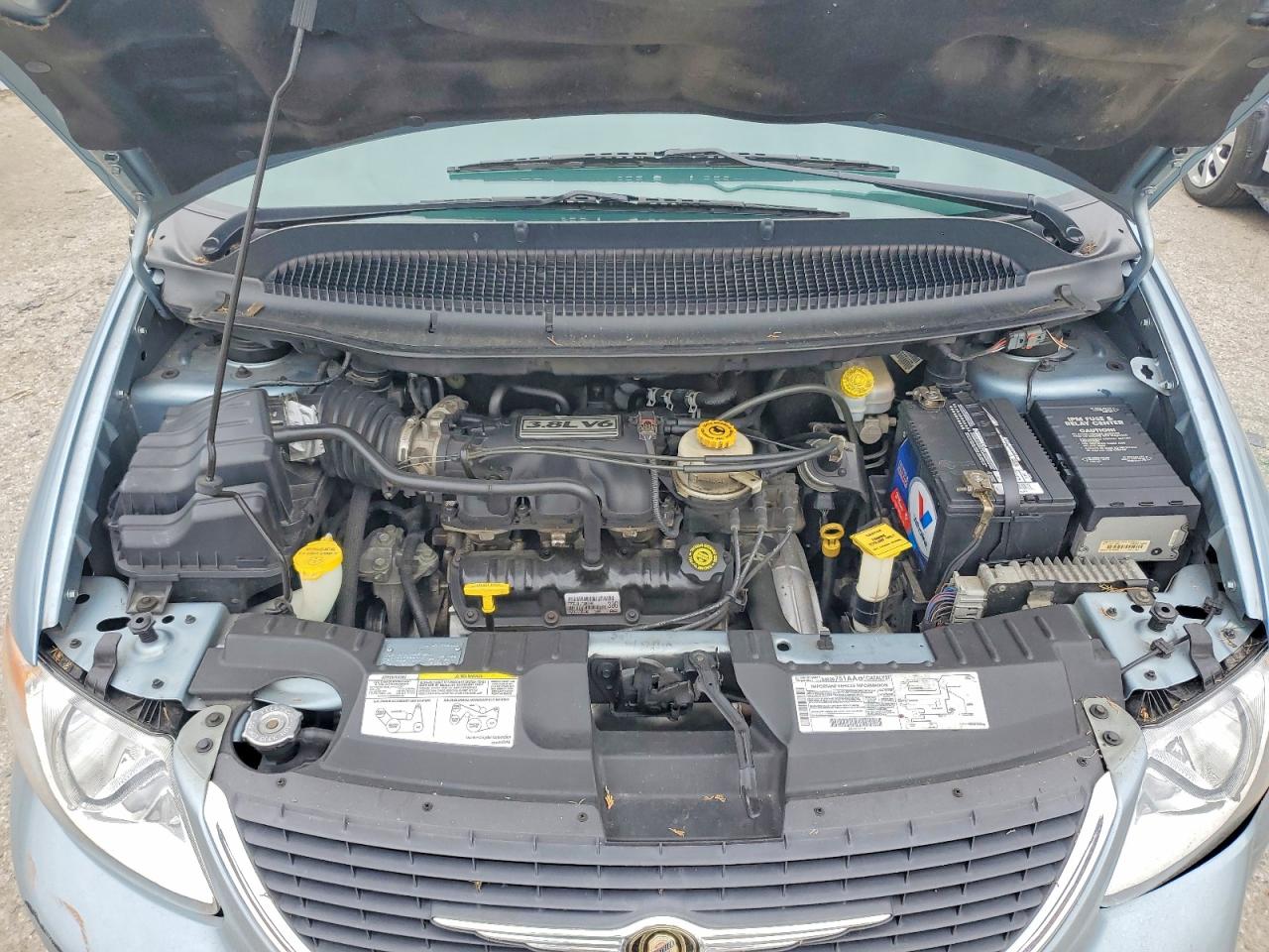 2003 Chrysler Town & Country Lx Blue vin: 2C4GP44L83R238419