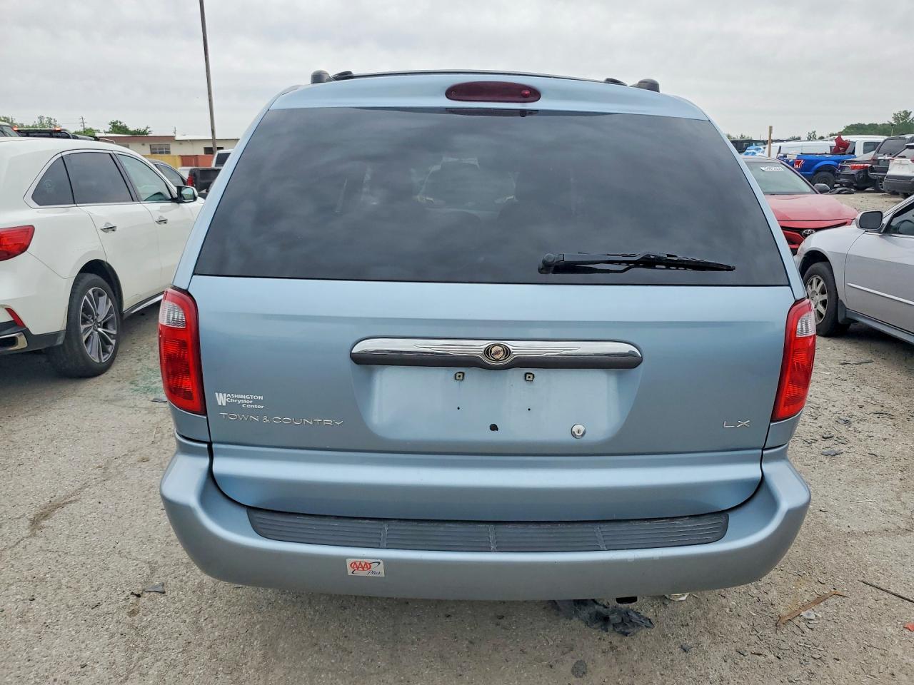 2003 Chrysler Town & Country Lx Blue vin: 2C4GP44L83R238419
