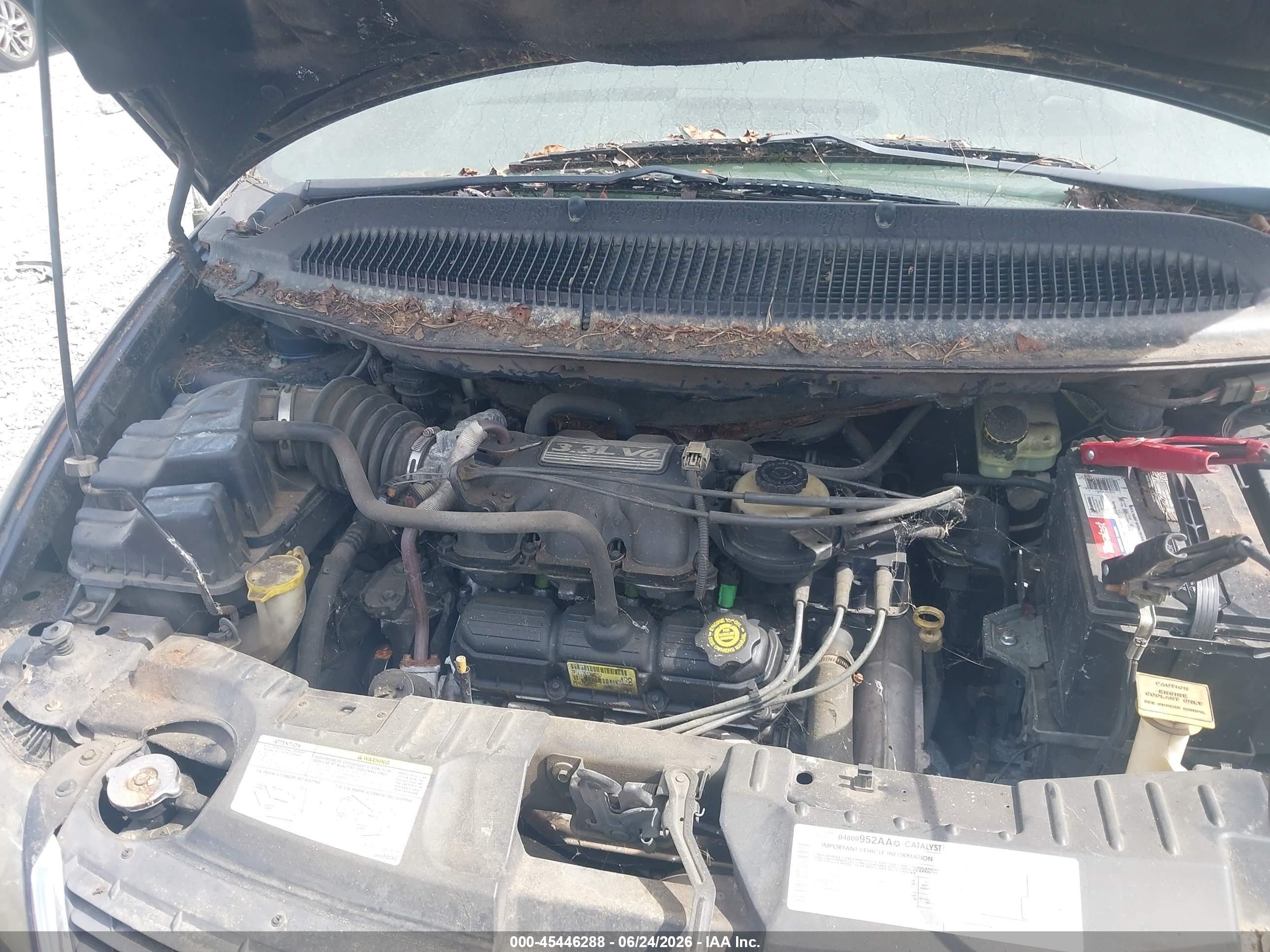 2004 Chrysler Town & Country Lx Blue vin: 2C4GP44R04R607716