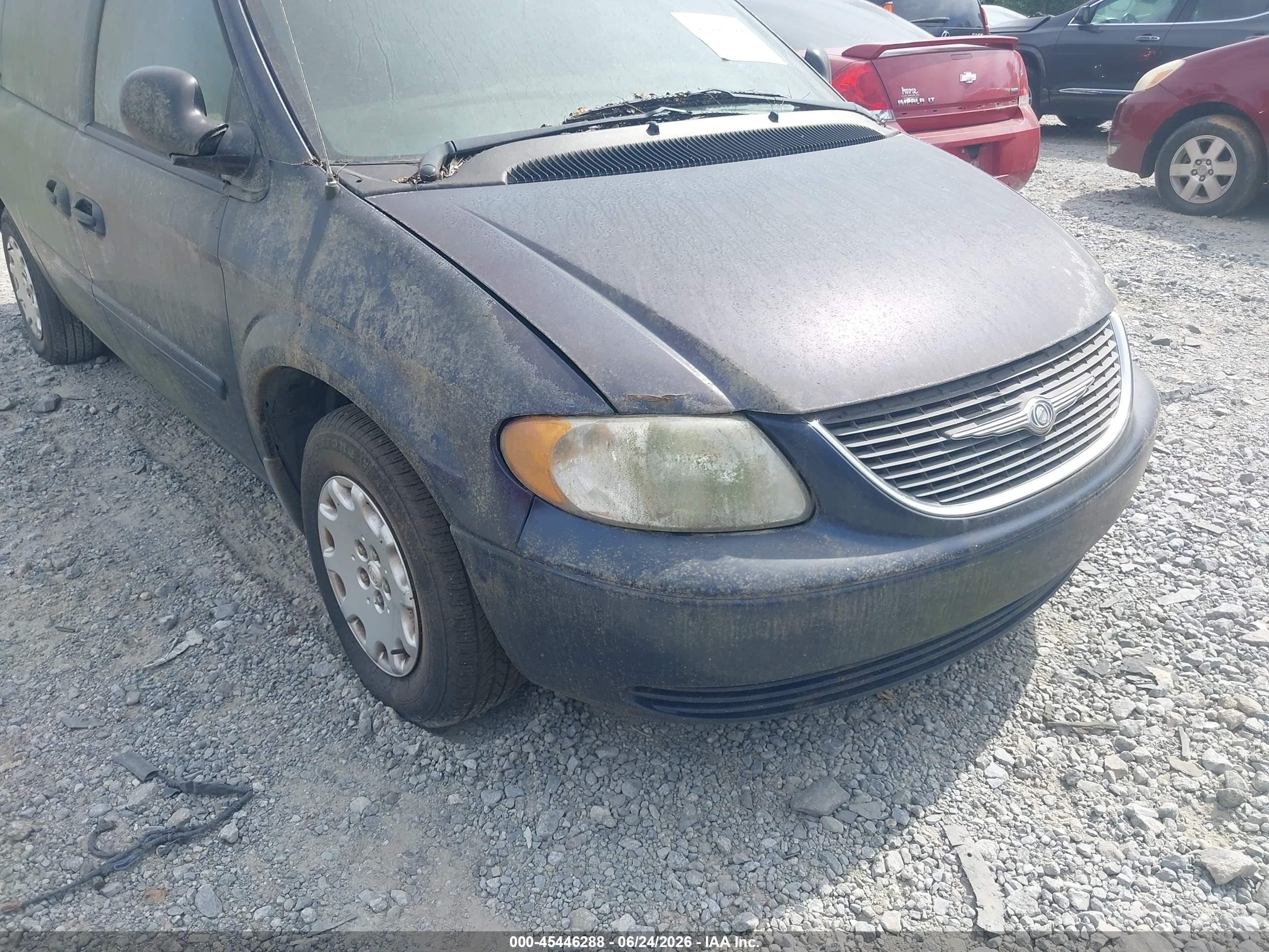 2004 Chrysler Town & Country Lx Blue vin: 2C4GP44R04R607716