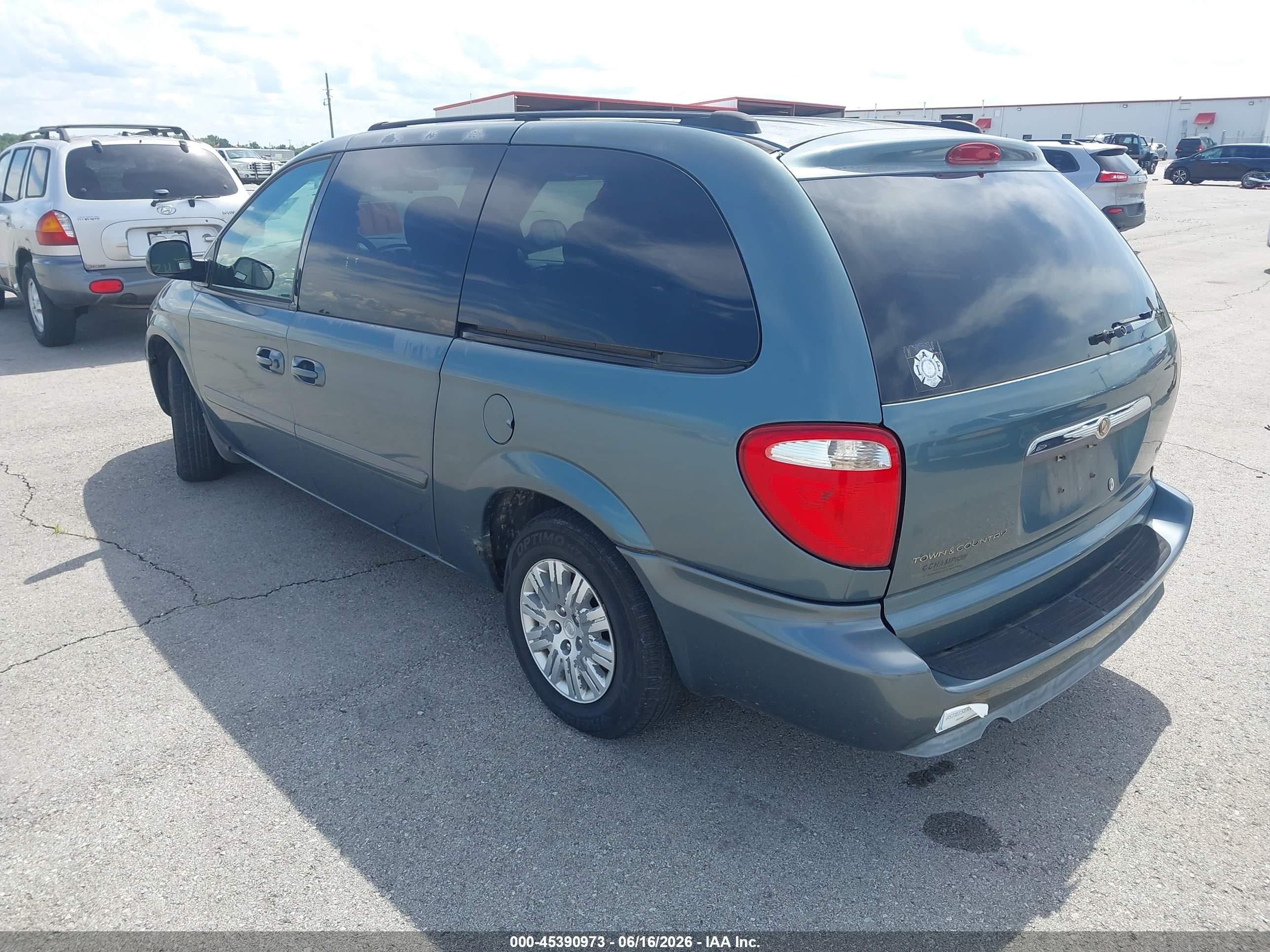 2005 Chrysler Town & Country Lx Light Blue vin: 2C4GP44R15R439344
