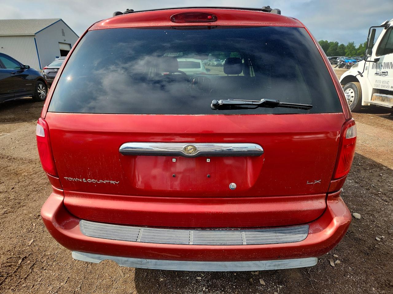 2005 Chrysler Town & Country Lx Maroon vin: 2C4GP44R15R514866