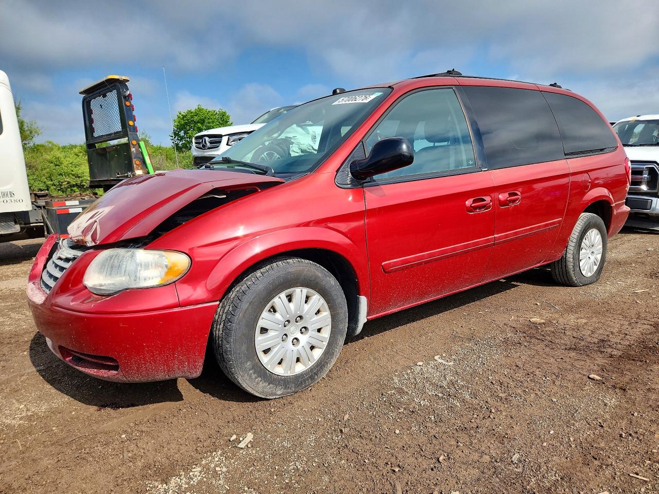 2005 Chrysler Town & Country Lx Maroon vin: 2C4GP44R15R514866
