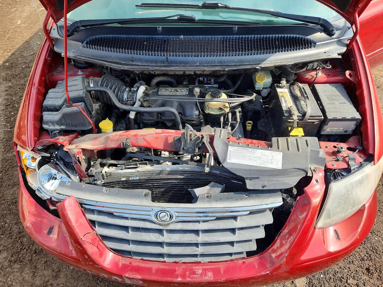 2005 Chrysler Town & Country Lx Maroon vin: 2C4GP44R15R514866