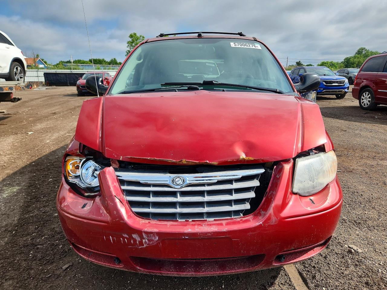 2005 Chrysler Town & Country Lx Maroon vin: 2C4GP44R15R514866