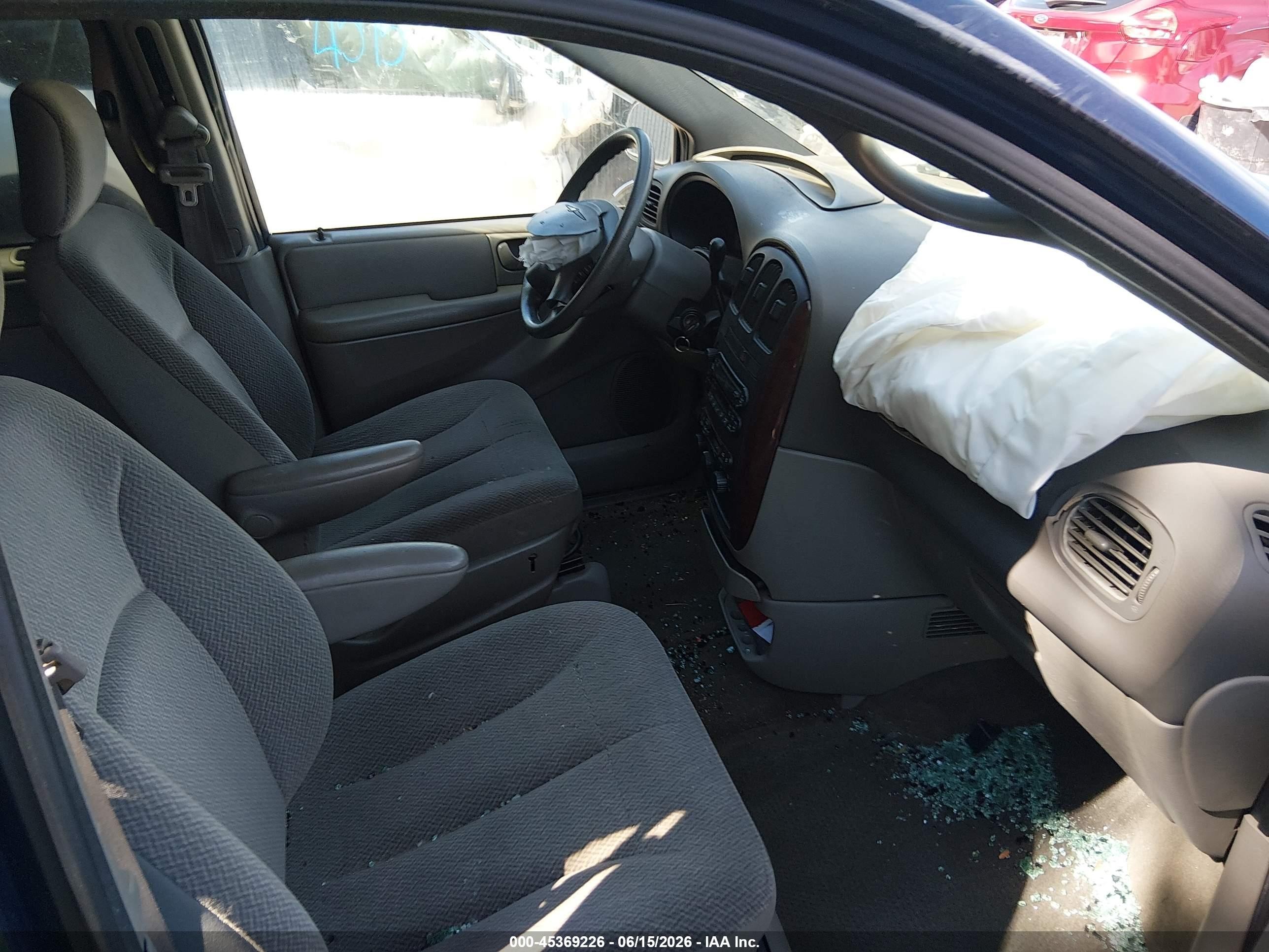 2004 Chrysler Town & Country Lx Blue vin: 2C4GP44R24R561001
