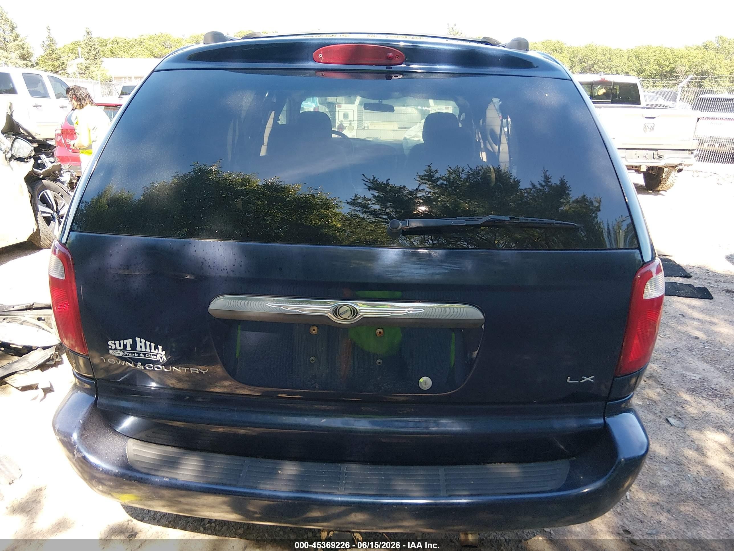 2004 Chrysler Town & Country Lx Blue vin: 2C4GP44R24R561001
