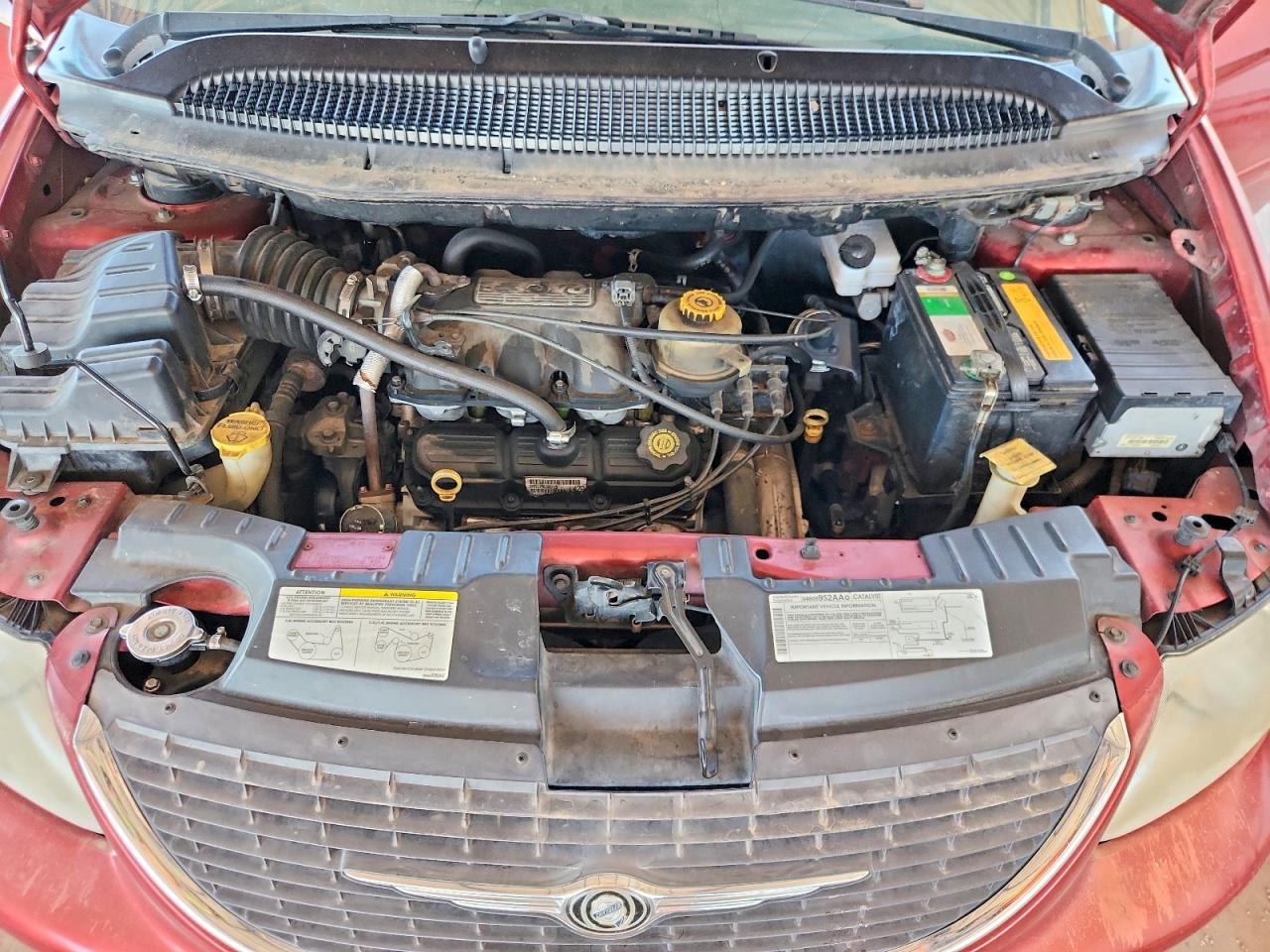 2004 Chrysler Town & Country Lx Темно-бордовый vin: 2C4GP44R34R584318
