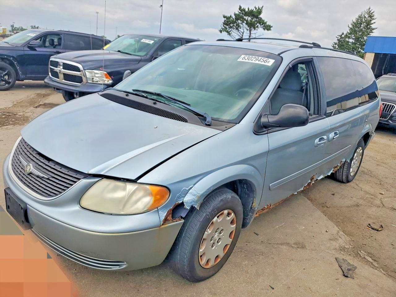 2004 Chrysler Town & Country Lx Синий vin: 2C4GP44R84R618088