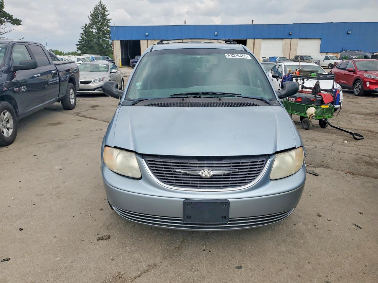 2004 Chrysler Town & Country Lx Синий vin: 2C4GP44R84R618088
