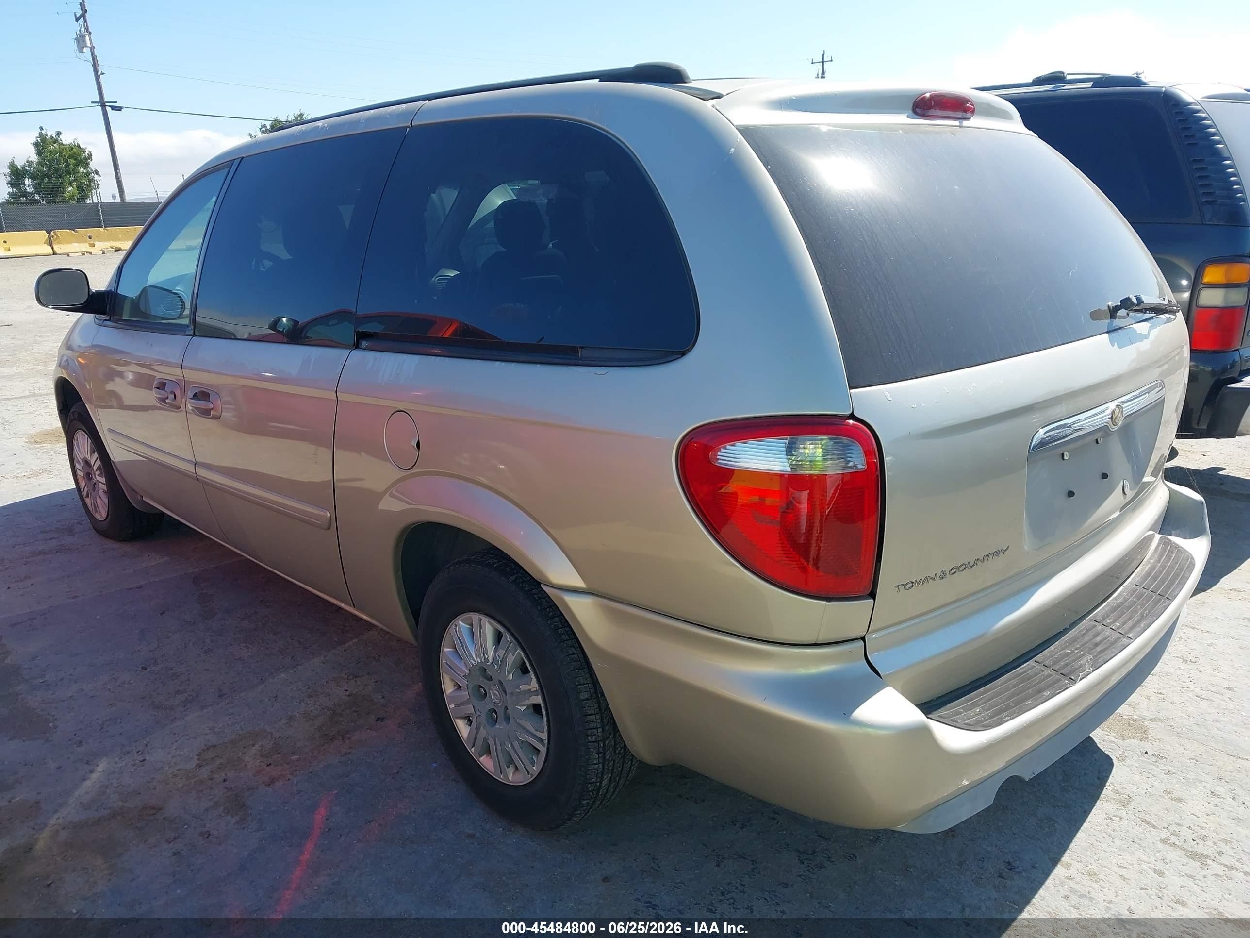 2005 Chrysler Town & Country Lx Gold vin: 2C4GP44R95R591520