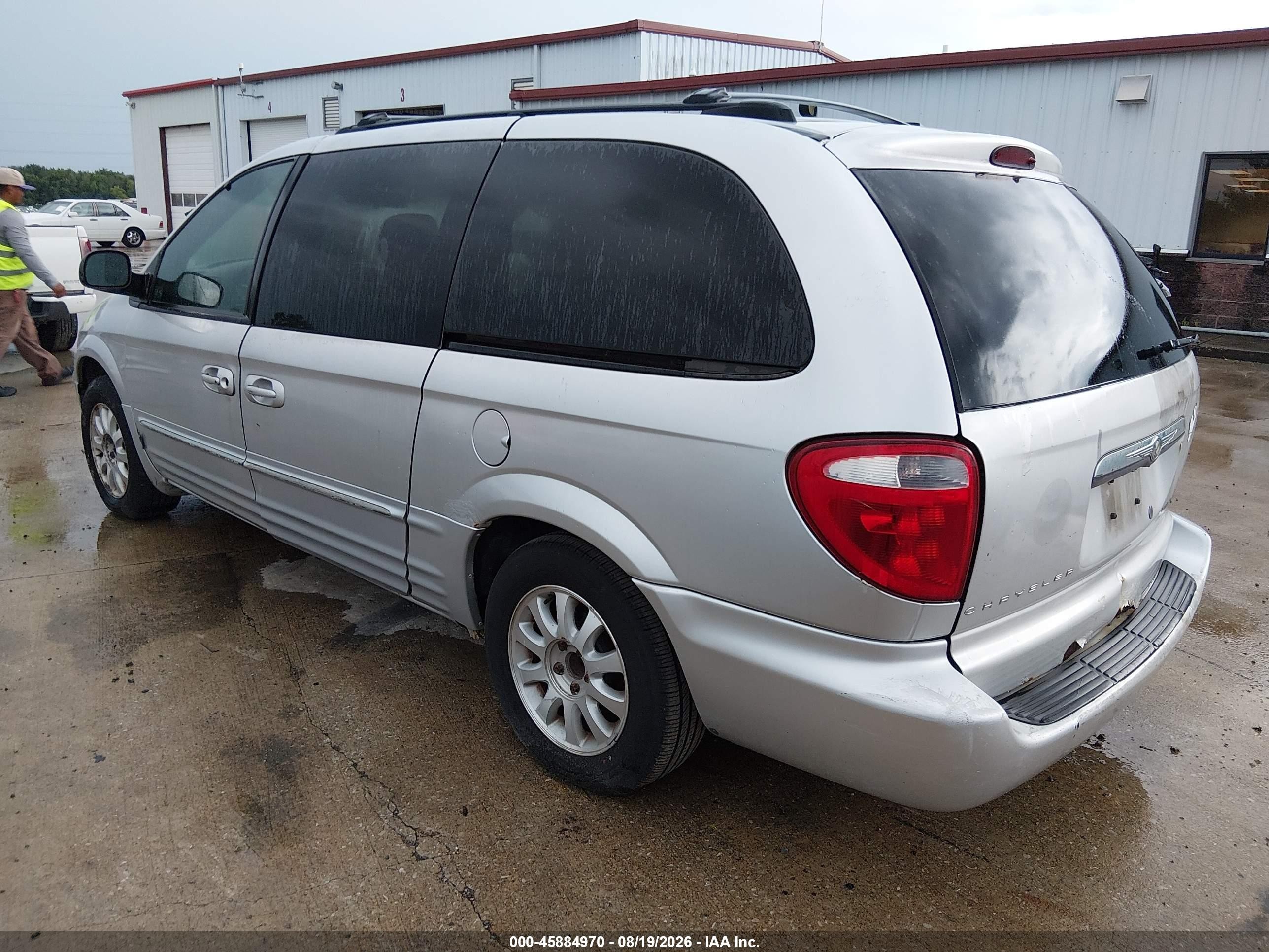 2001 Chrysler Town & Country Lxi Gray vin: 2C4GP54L01R415306
