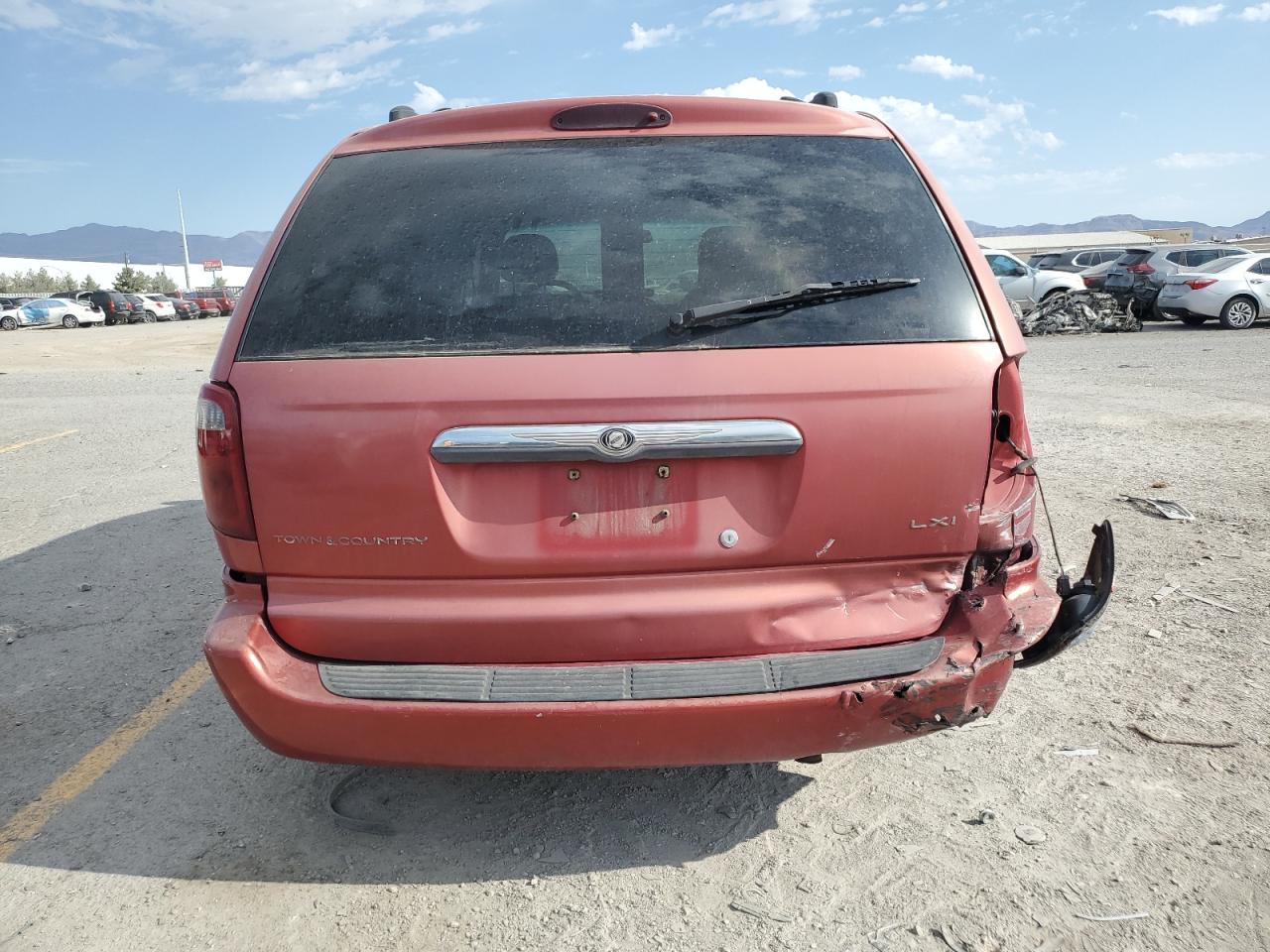 2001 Chrysler Town & Country Lxi Red vin: 2C4GP54L11R375964