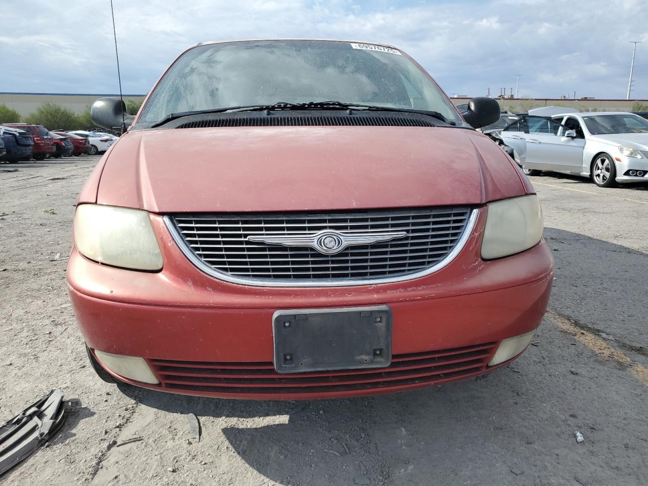 2001 Chrysler Town & Country Lxi Red vin: 2C4GP54L11R375964