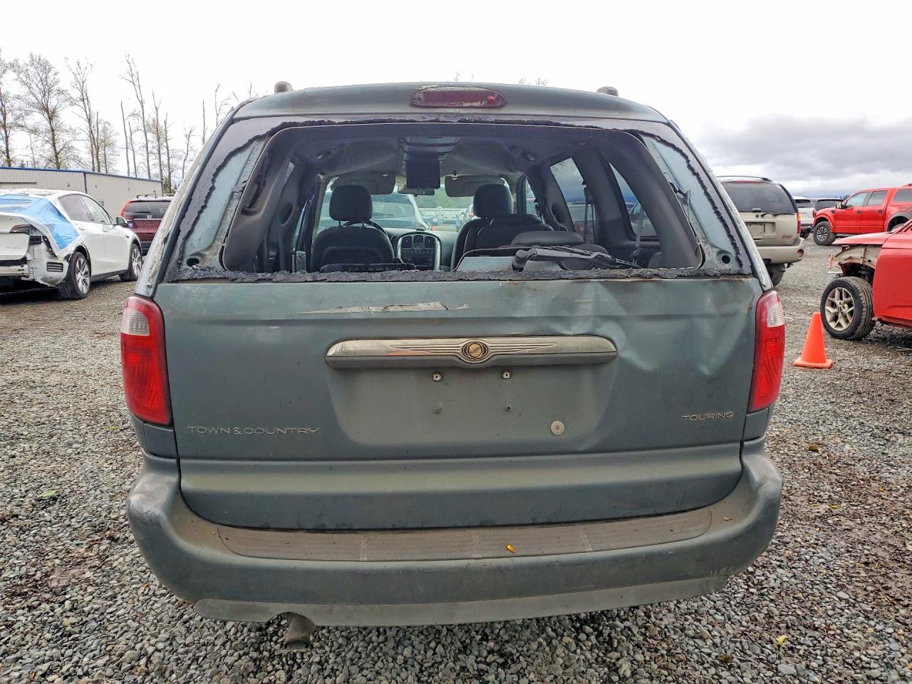 2005 Chrysler Town & Country Touring Синий vin: 2C4GP54L15R559002