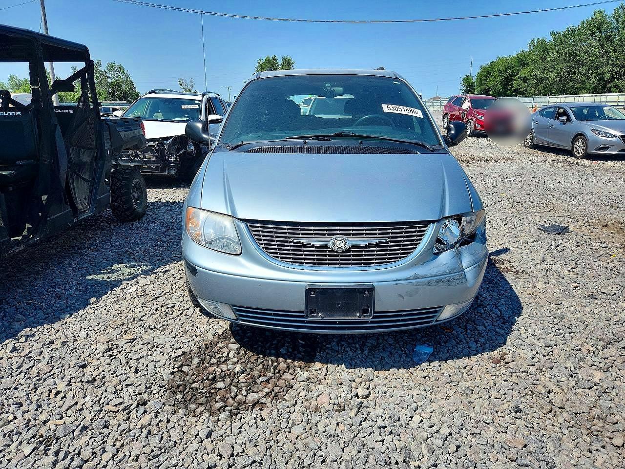 2003 Chrysler Town & Country Lxi Blue vin: 2C4GP54L23R141559