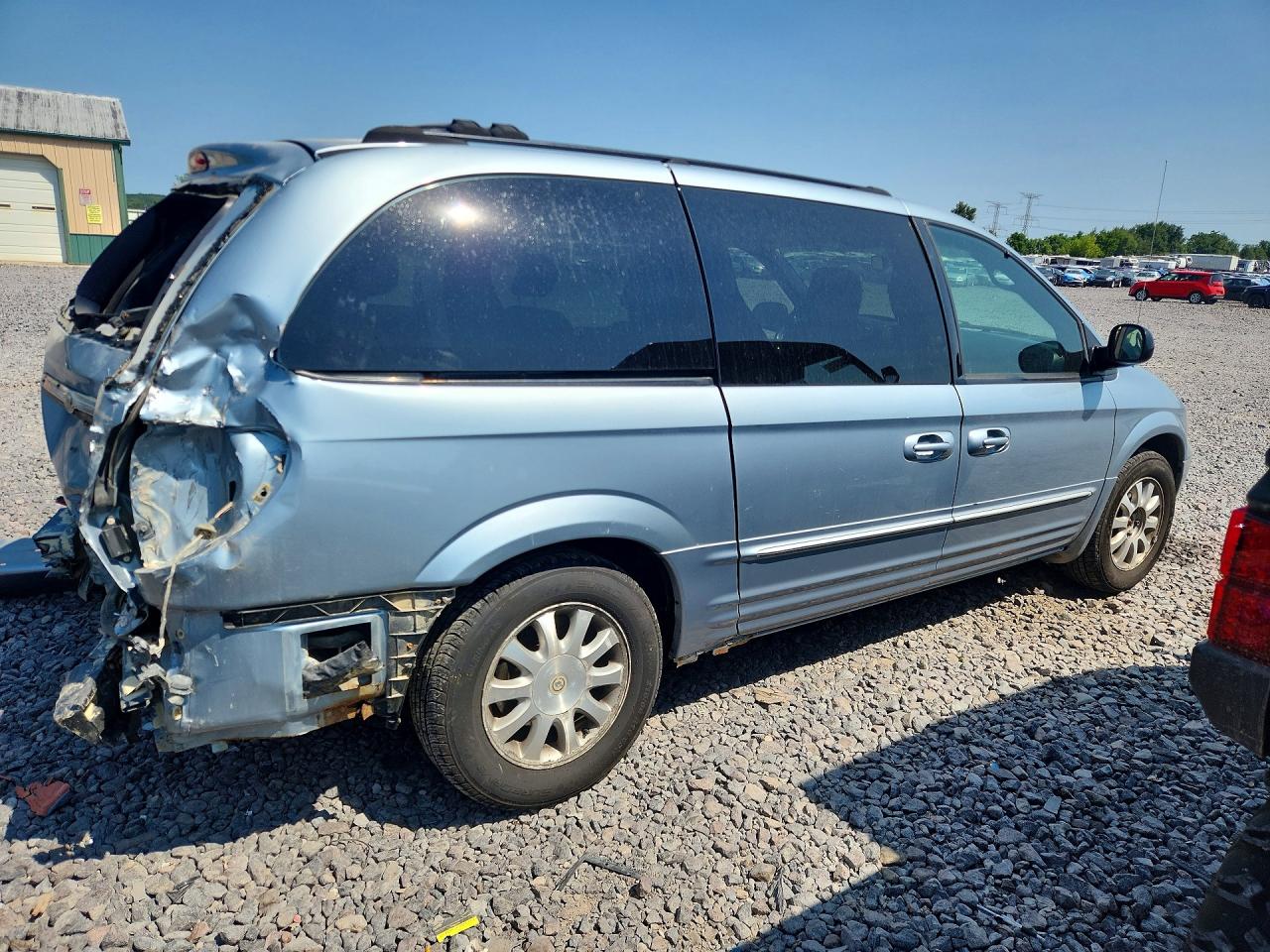 2003 Chrysler Town & Country Lxi Blue vin: 2C4GP54L23R141559
