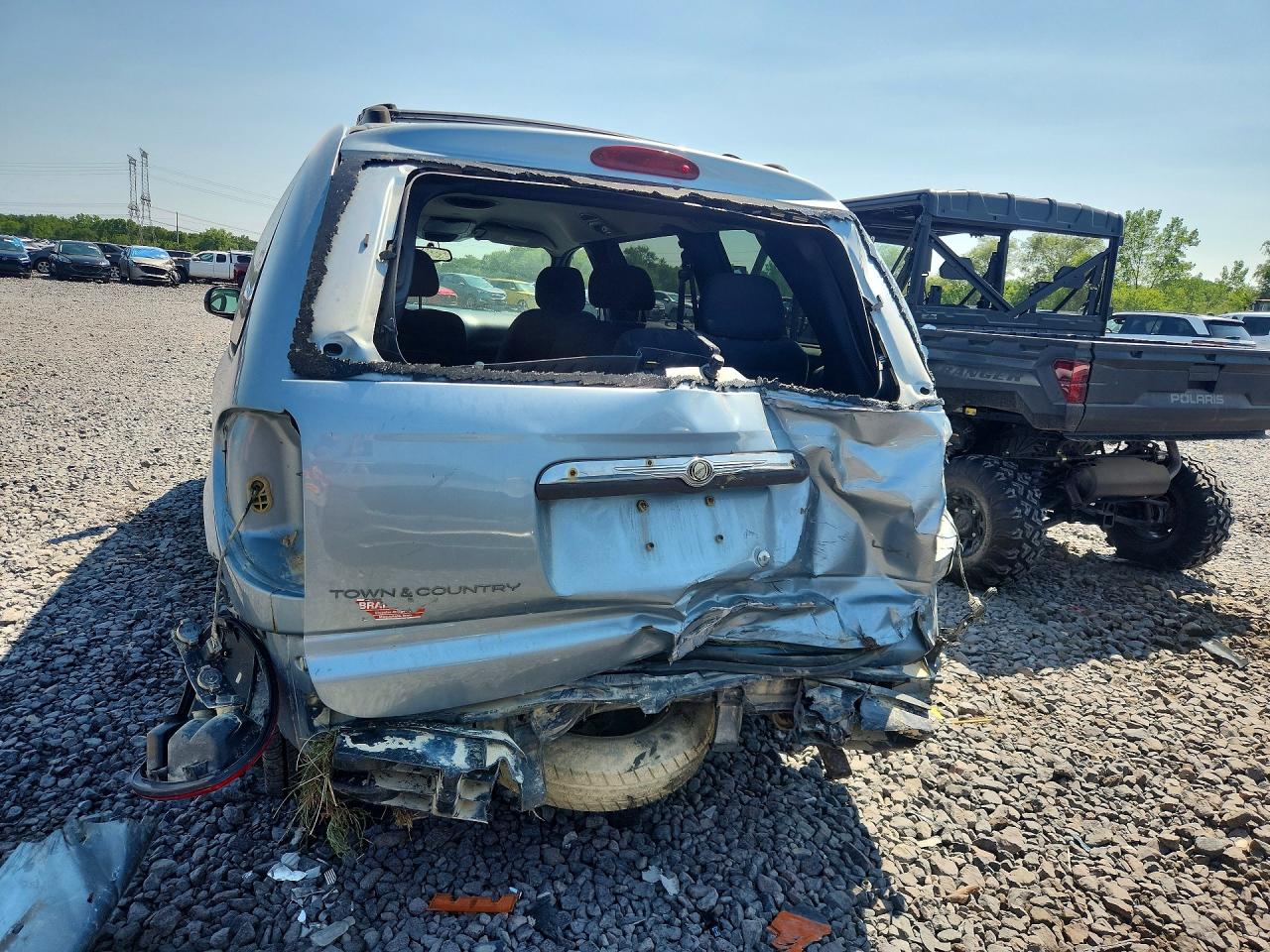 2003 Chrysler Town & Country Lxi Blue vin: 2C4GP54L23R141559